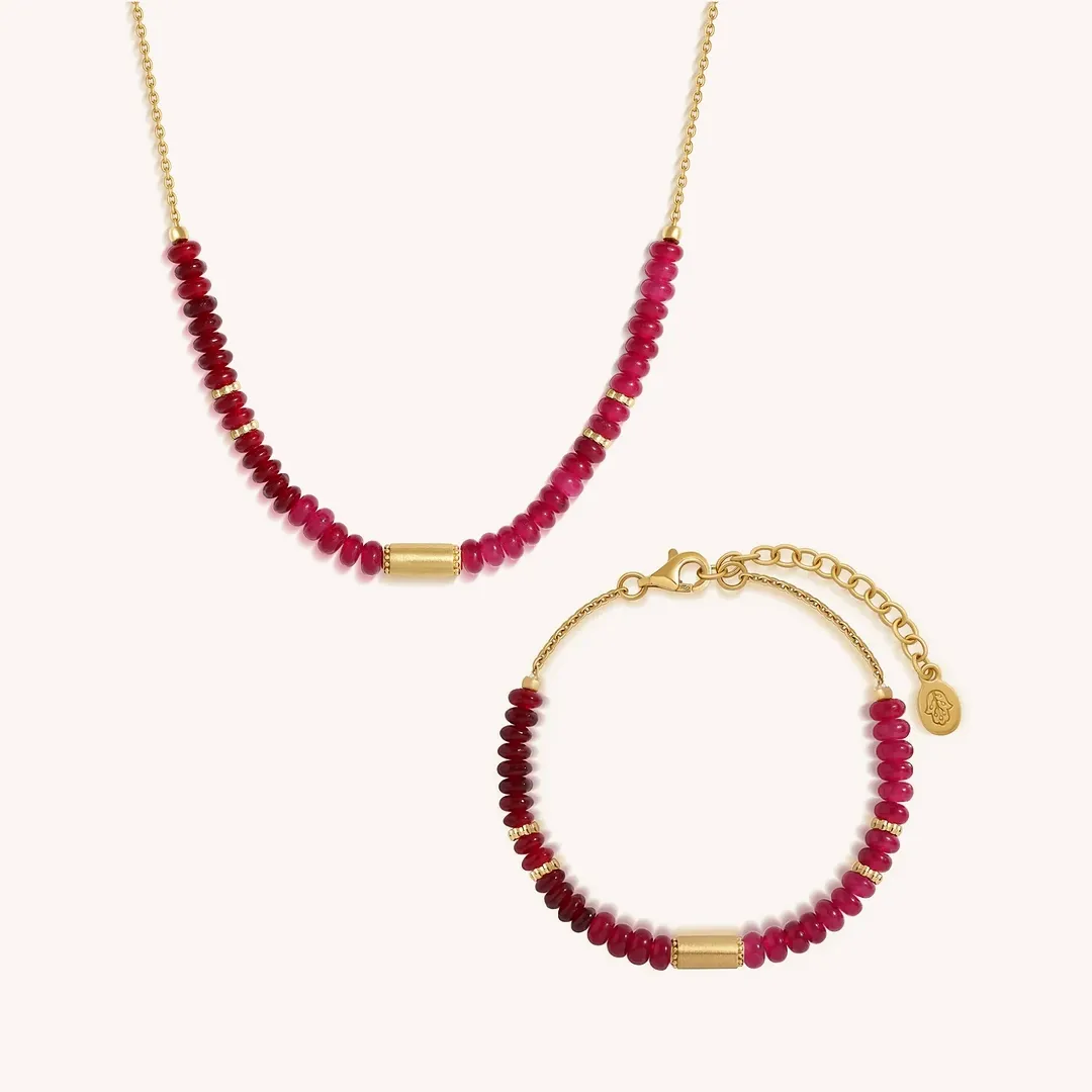 Passion Balance Garnet & Rhodolite Set