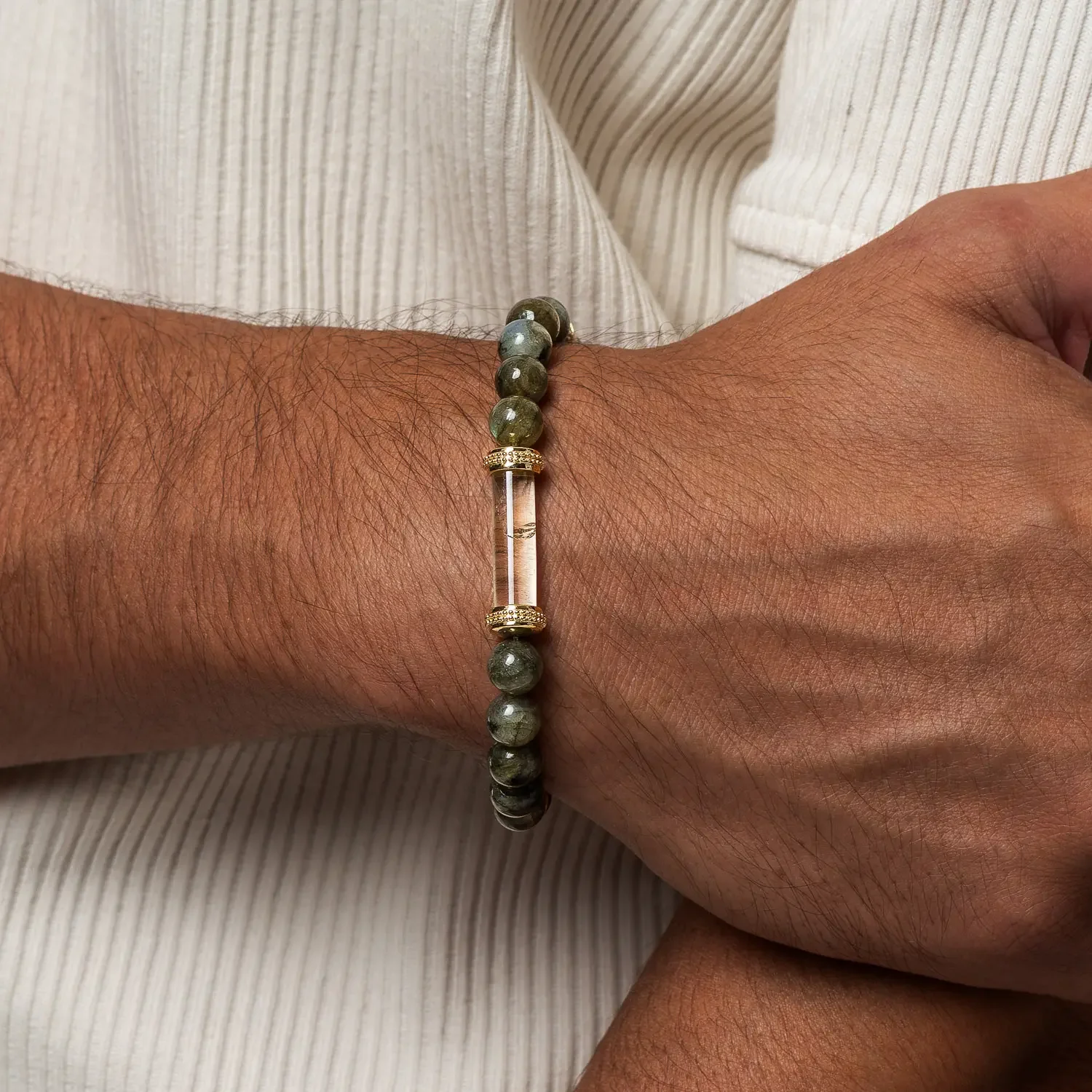 Path of Insight Labradorite & Citrine Energy Bracelet - Image 2