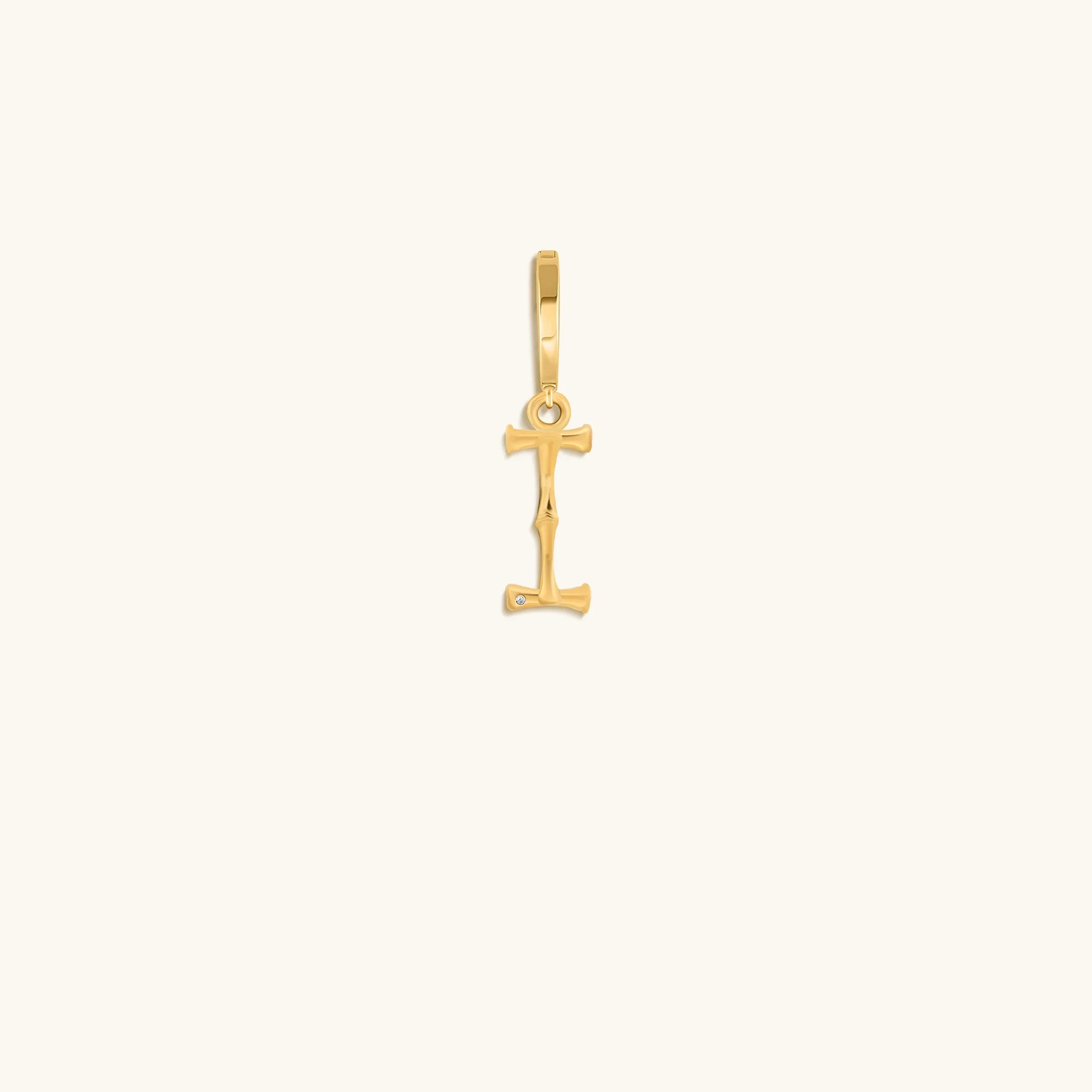 Peaceful Admiration Bamboo Initial Gold Charms - Image 11