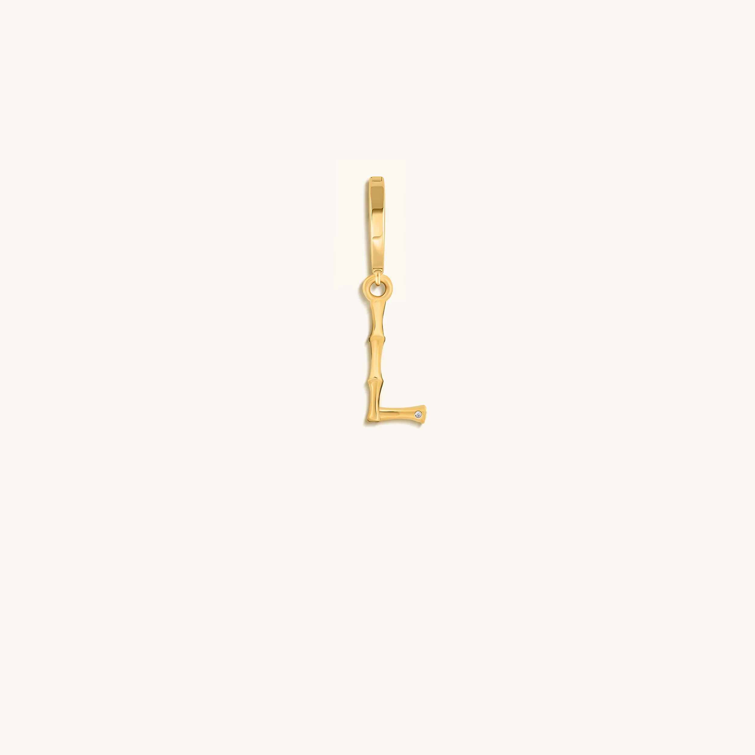 Peaceful Admiration Bamboo Initial Gold Charms - Image 14