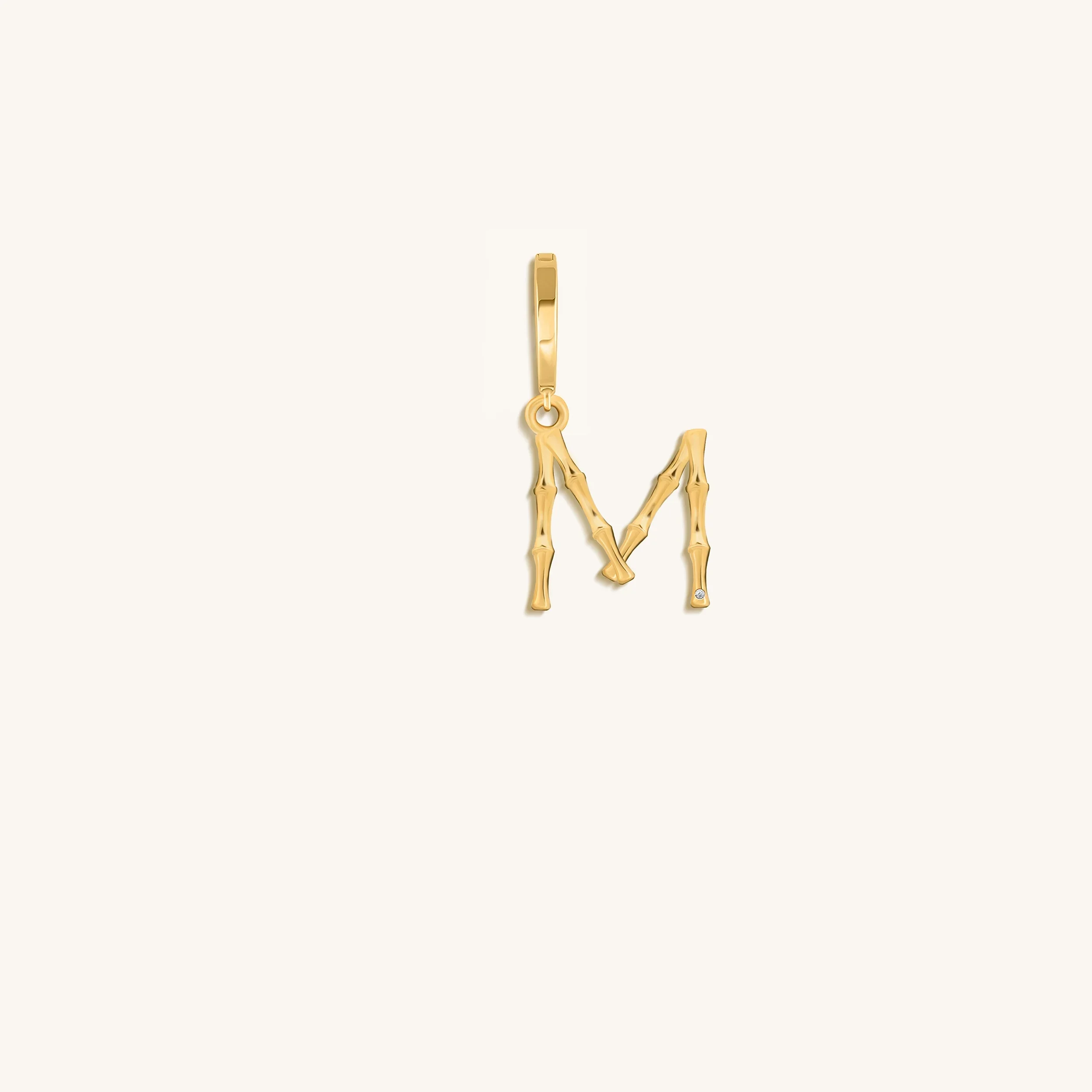 Peaceful Admiration Bamboo Initial Gold Charms - Image 15