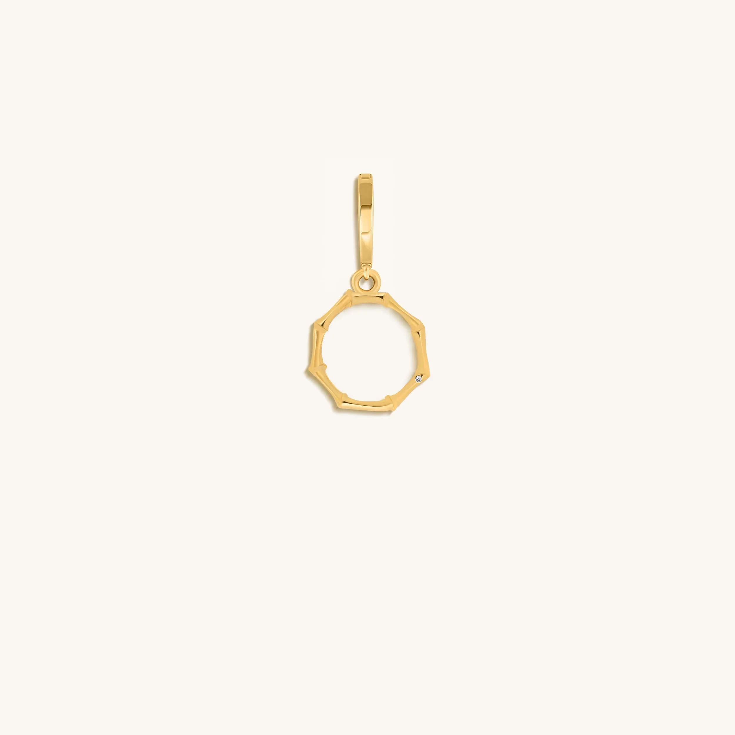 Peaceful Admiration Bamboo Initial Gold Charms - Image 17
