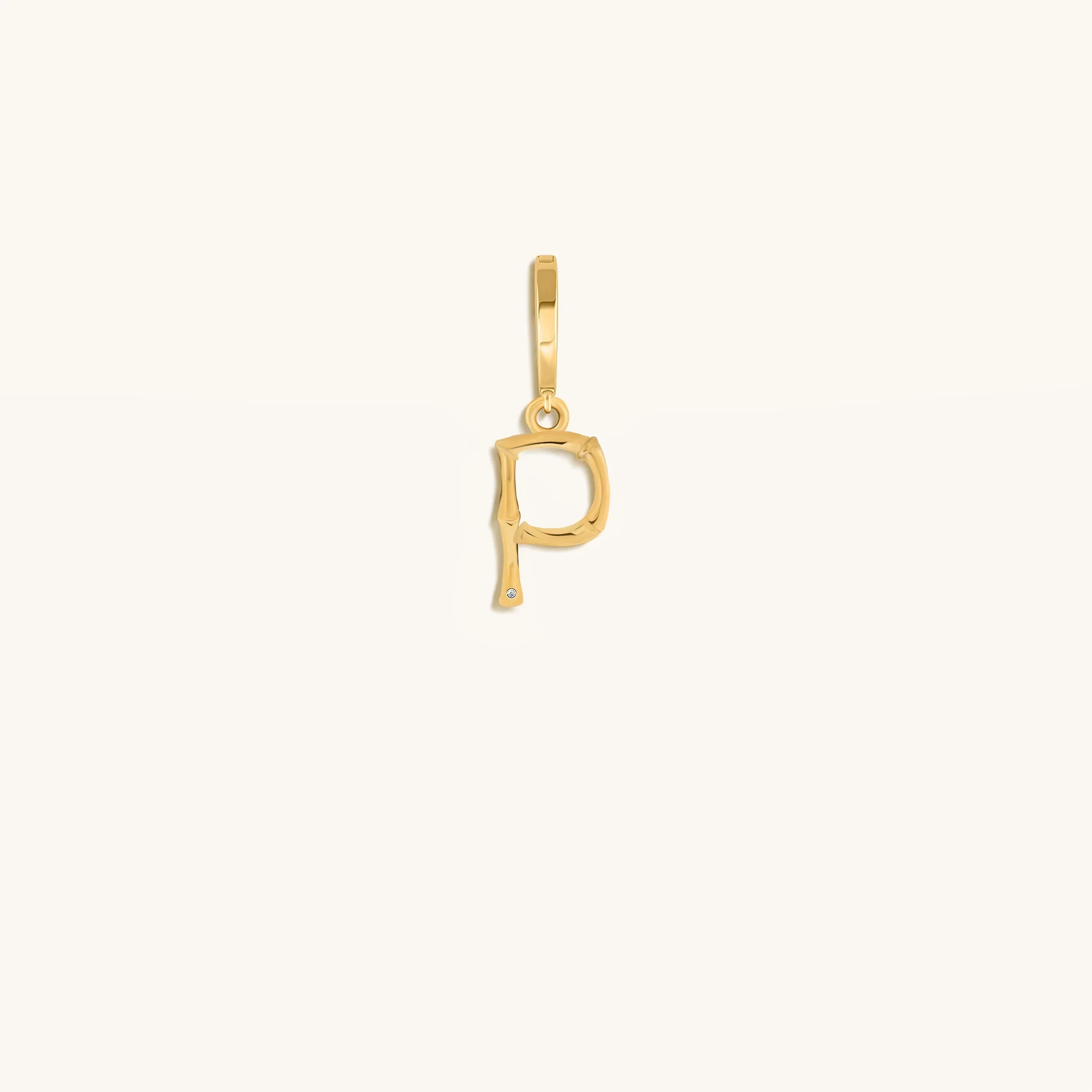 Peaceful Admiration Bamboo Initial Gold Charms - Image 18