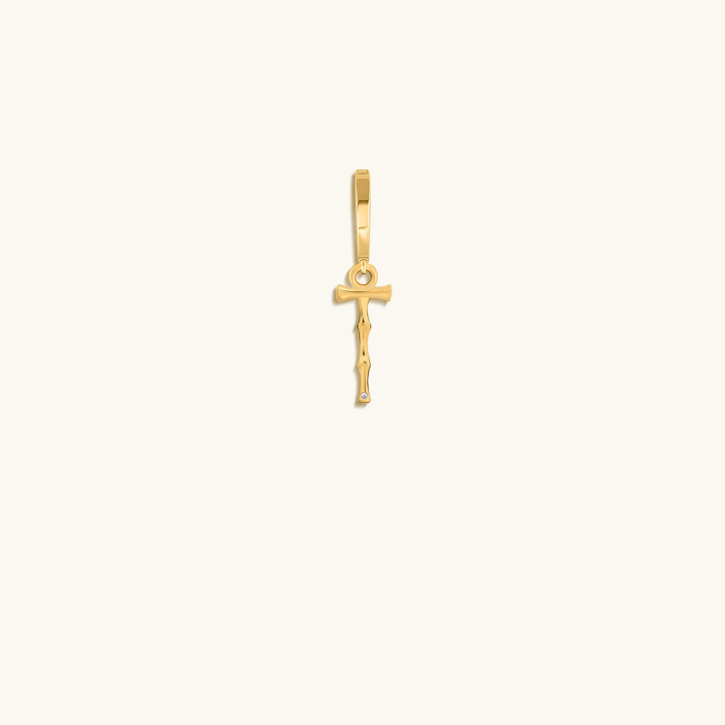 Peaceful Admiration Bamboo Initial Gold Charms - Image 22