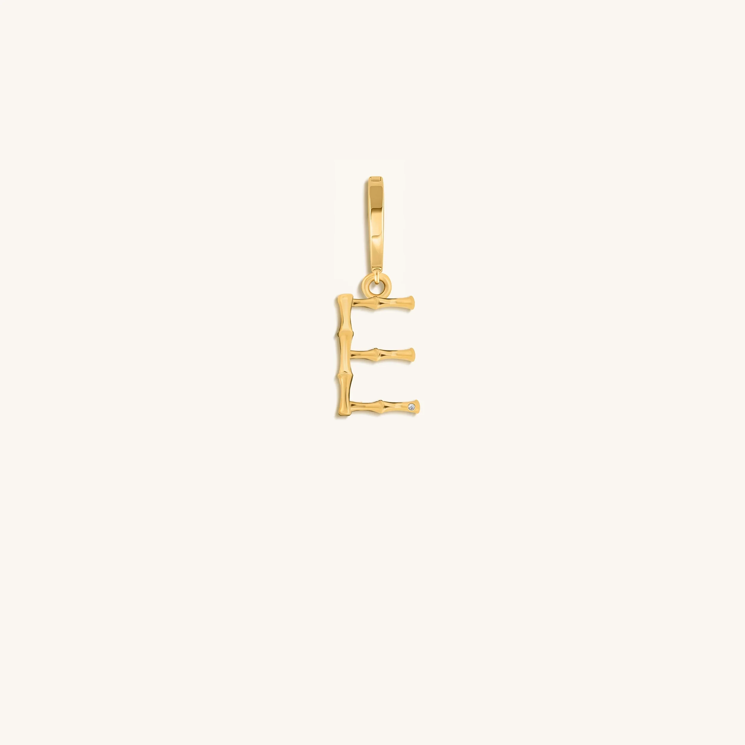 Peaceful Admiration Bamboo Initial Gold Charms - Image 7