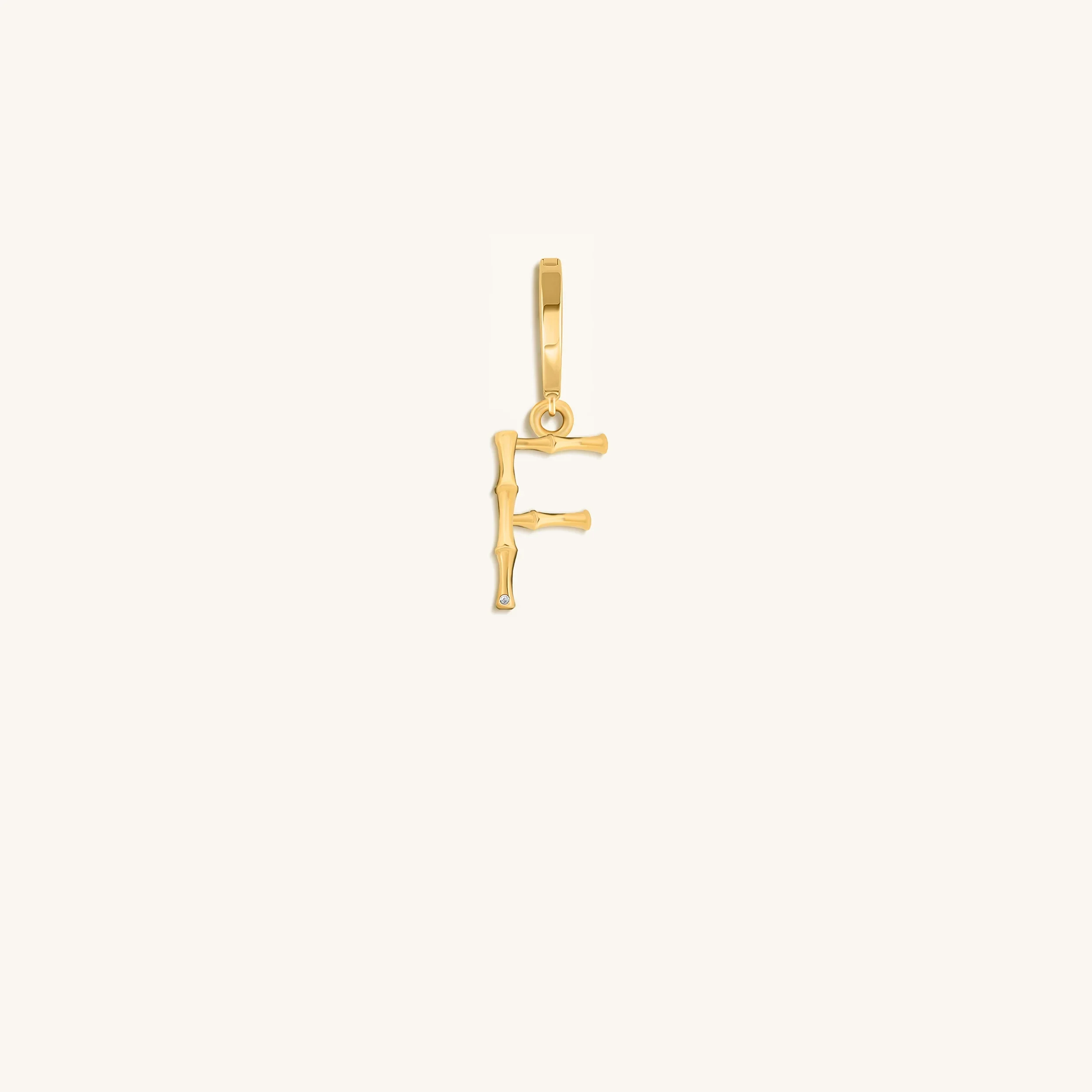 Peaceful Admiration Bamboo Initial Gold Charms - Image 8