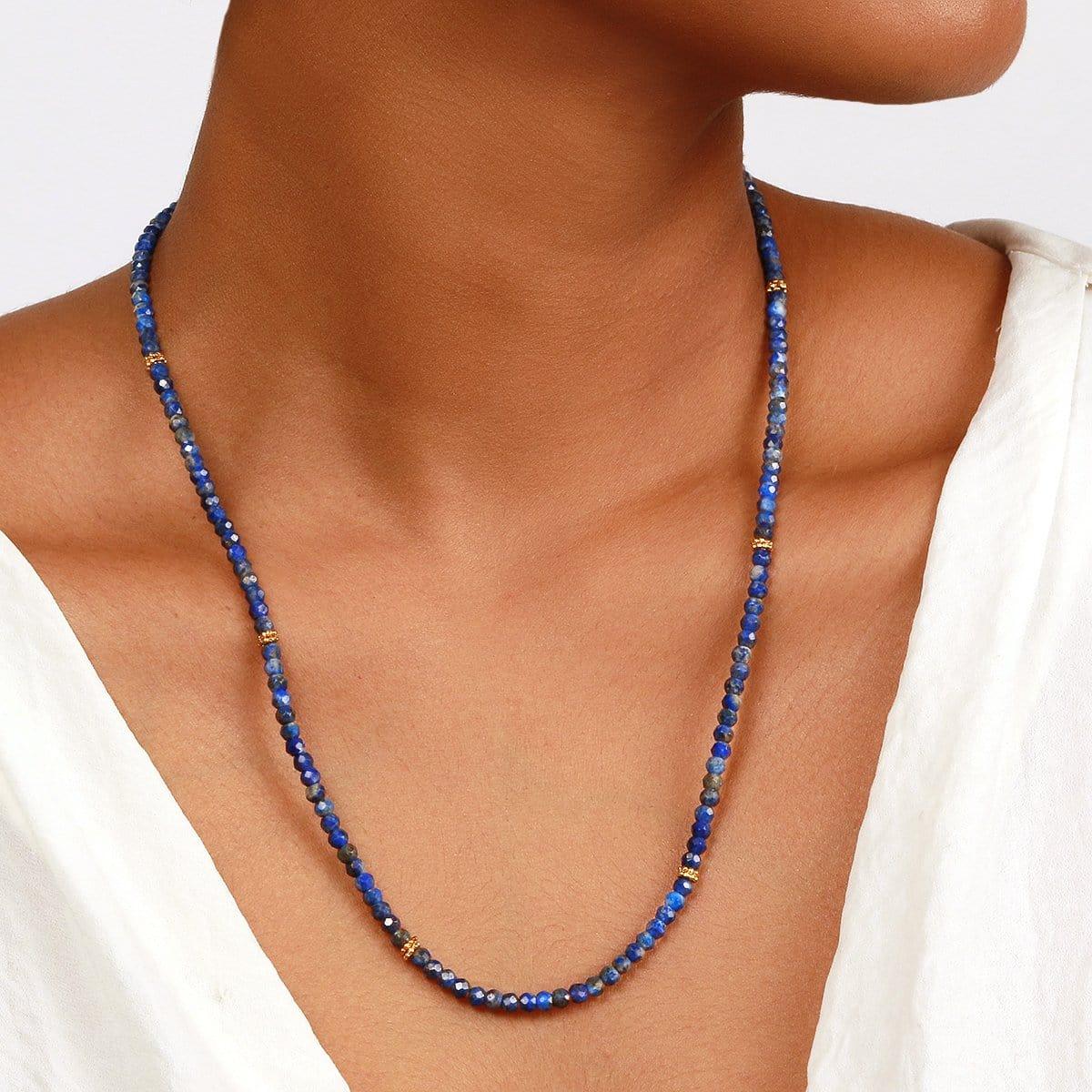 Peaceful Heart Lapis Lazuli Wrap Bracelet - Image 6