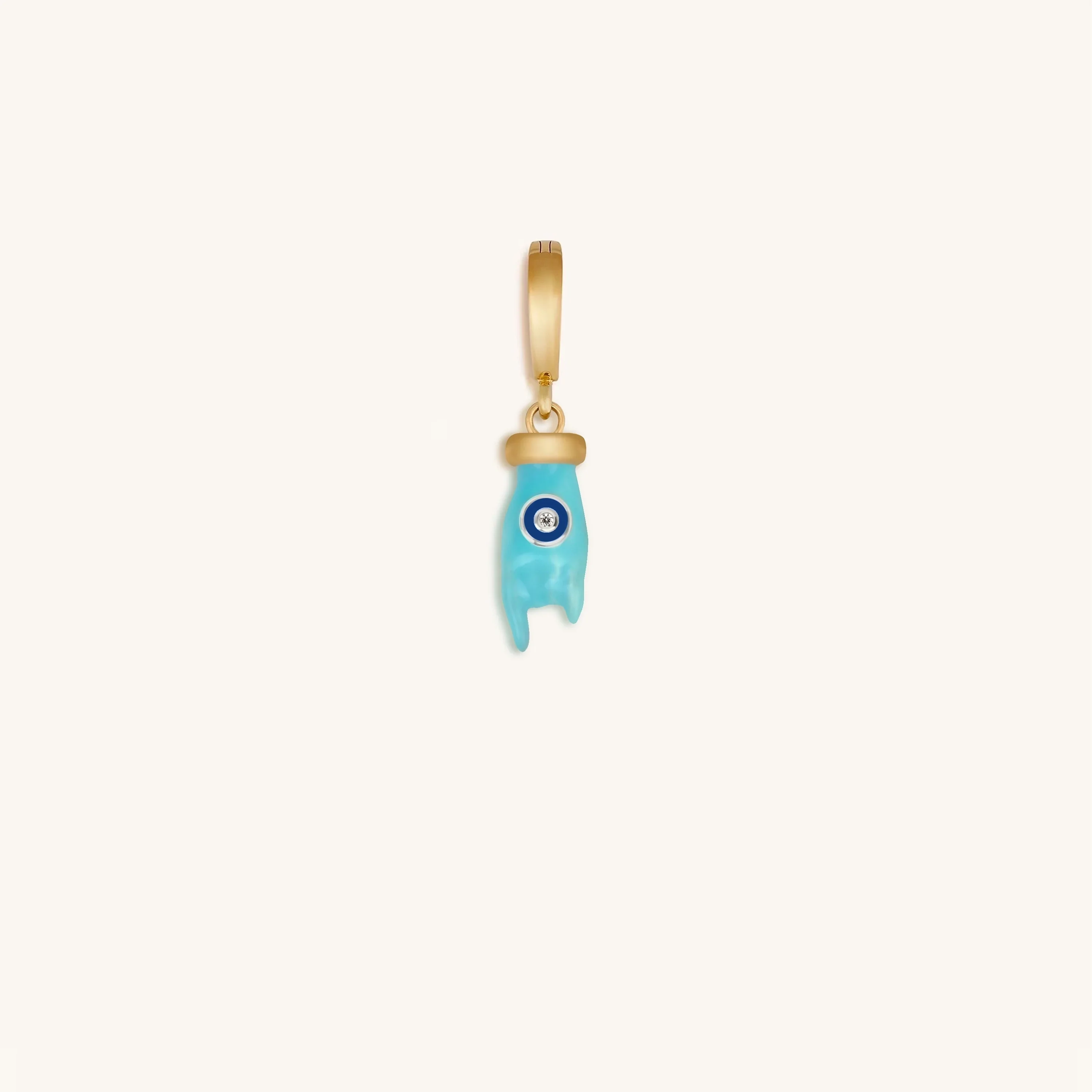 Peaceful Intentions Diamond Mal di Occhio Charm