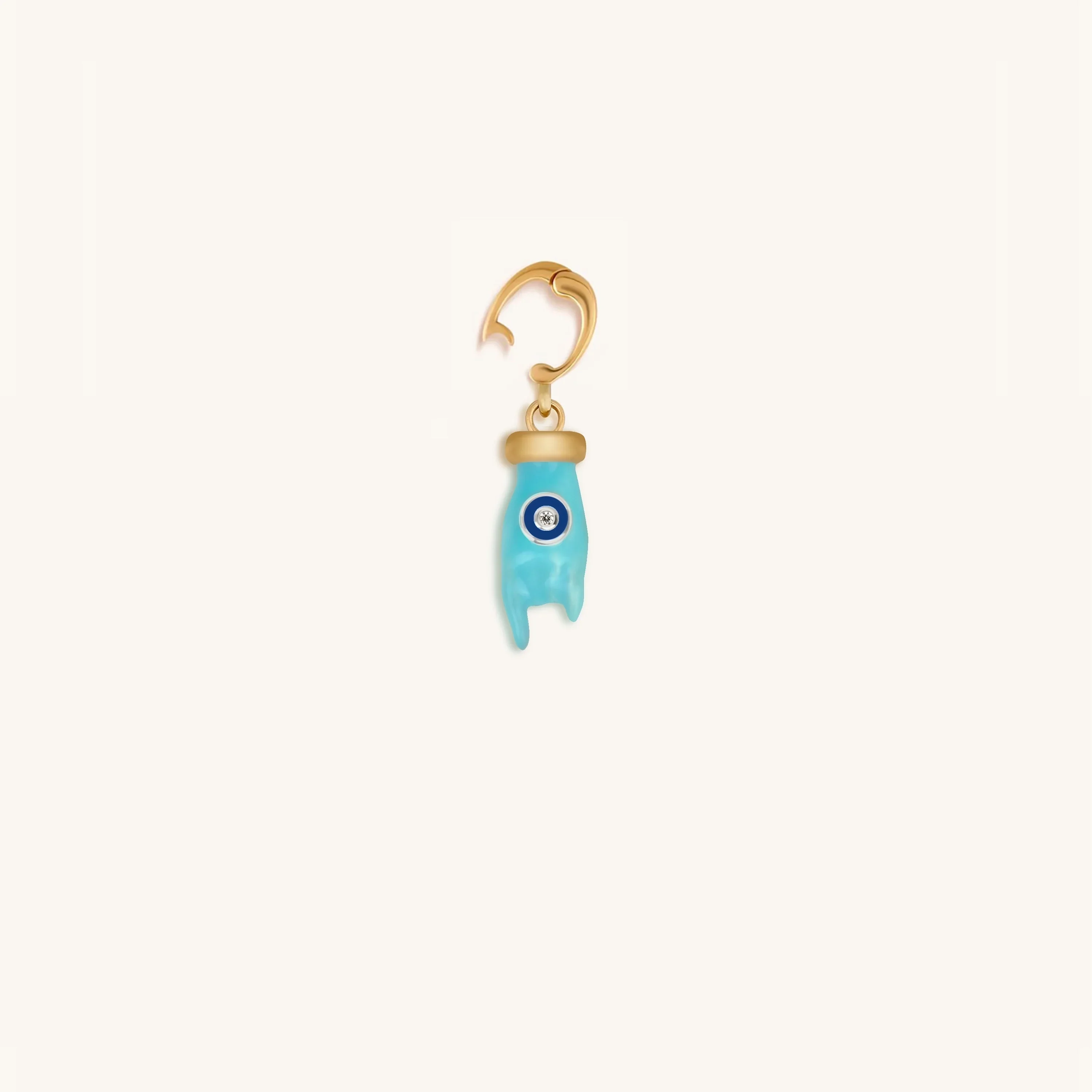 Peaceful Intentions Diamond Mal di Occhio Charm - Image 3