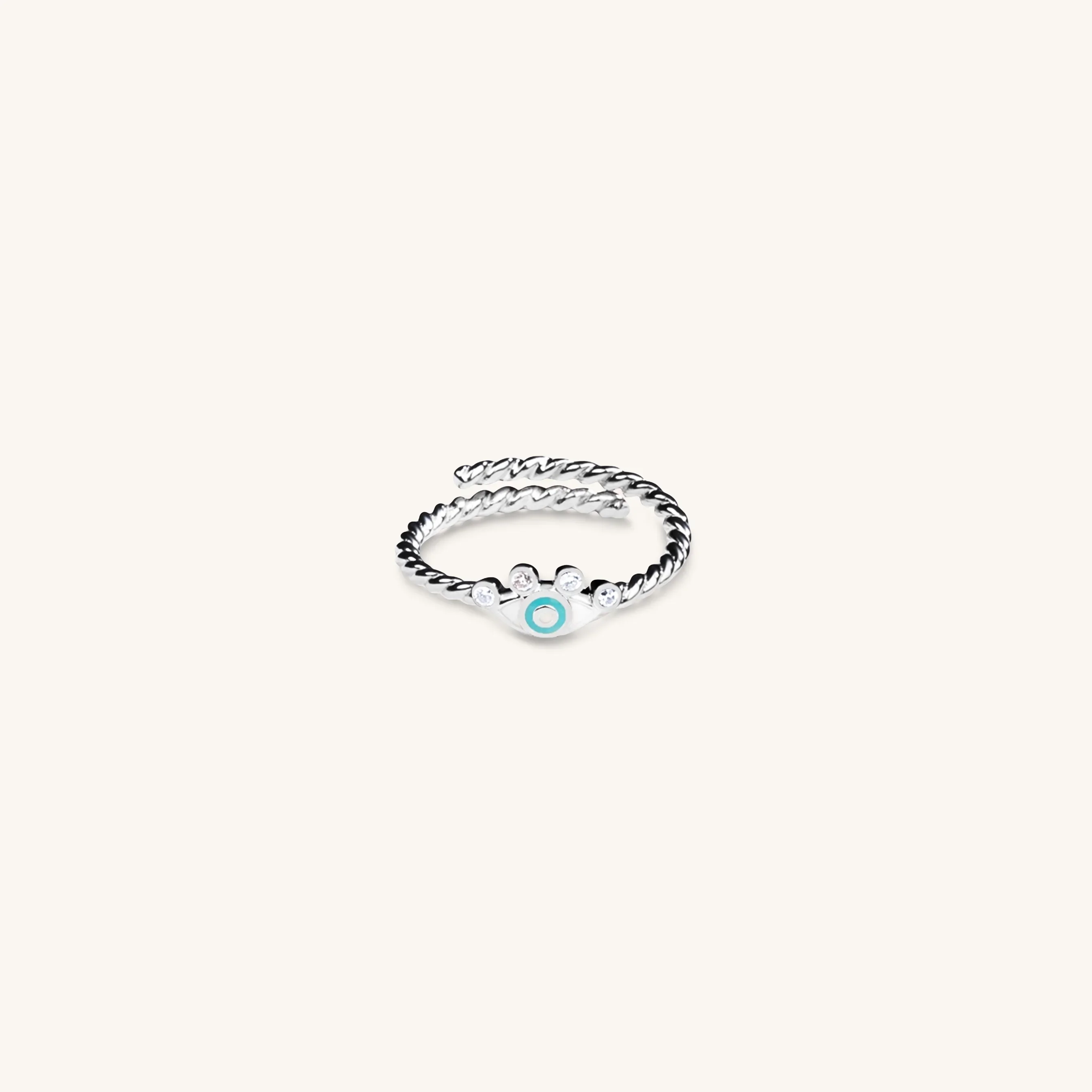 Peaceful Perception - Evil Eye Ring - Image 3