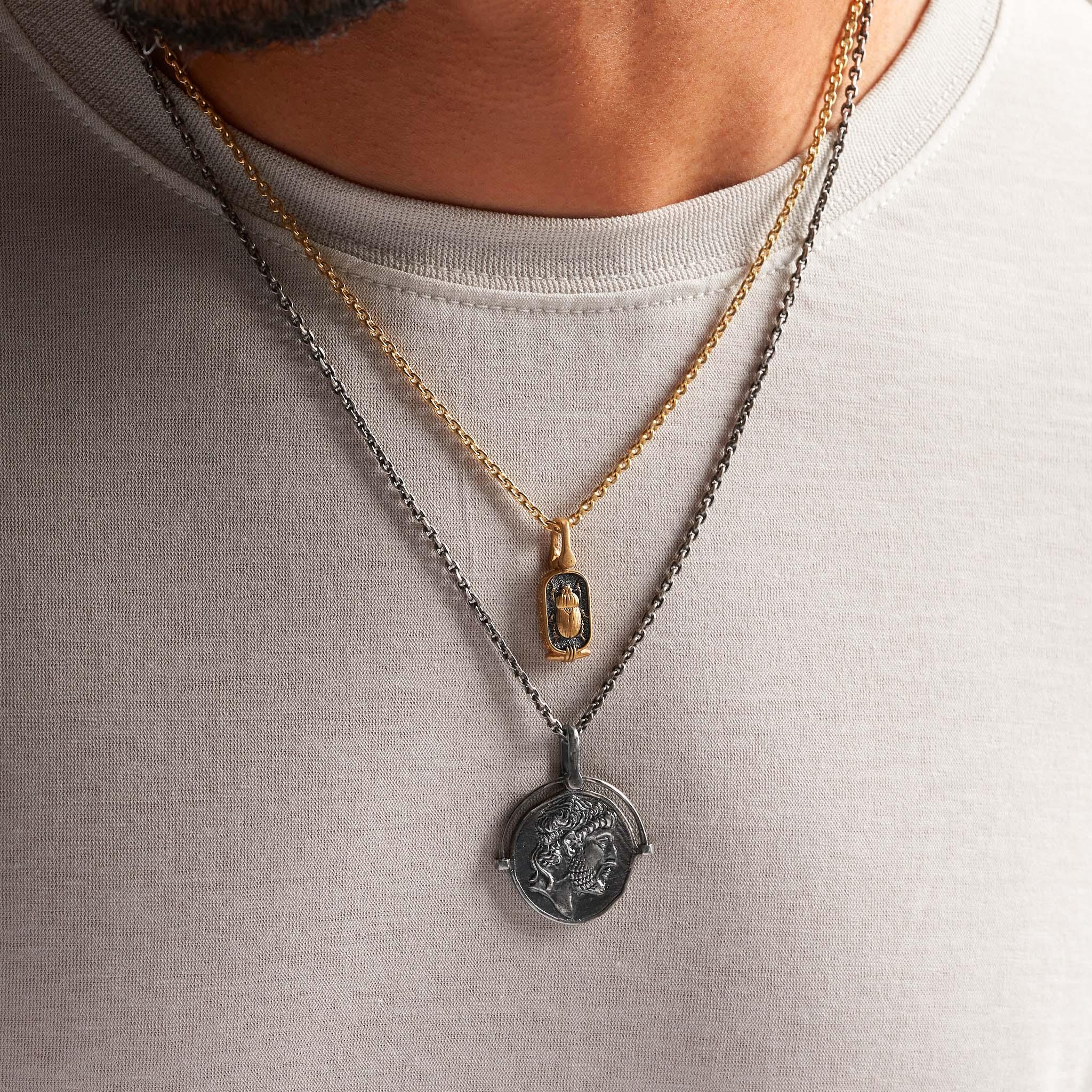 Persistent Fighter - Black Gold Scarab Charm - Image 2