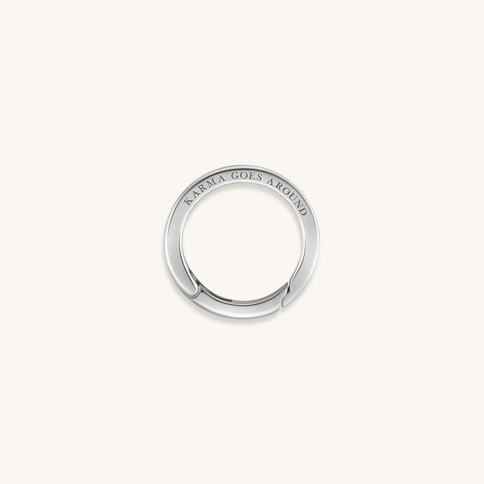 Positive Outcome - Silver Karma Circle Lock