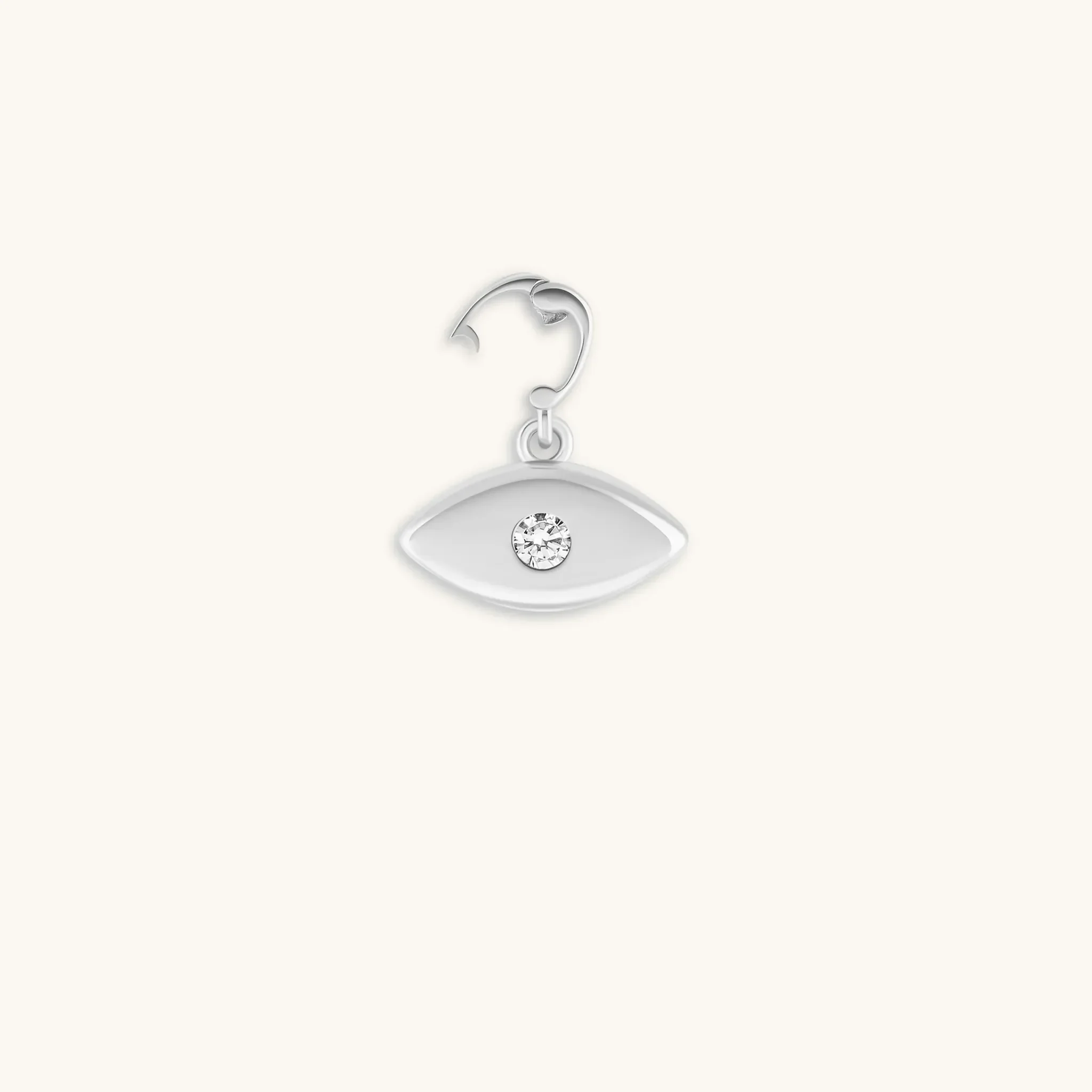 Positivity Protector - Silver Evil Eye Charm - Image 2