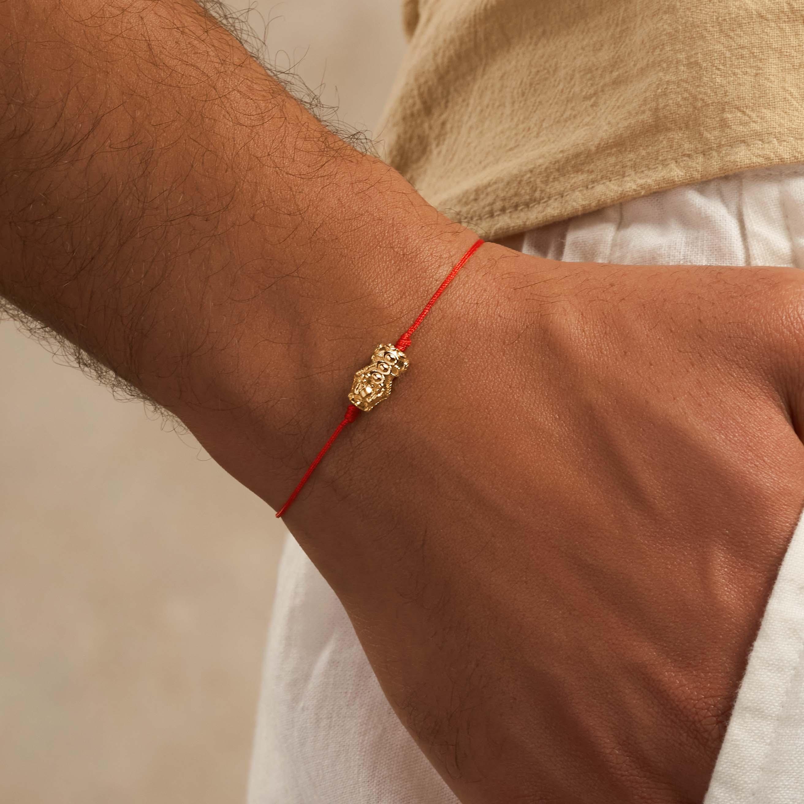 Power of Transformation Men's Red String Bracelet - Image 2
