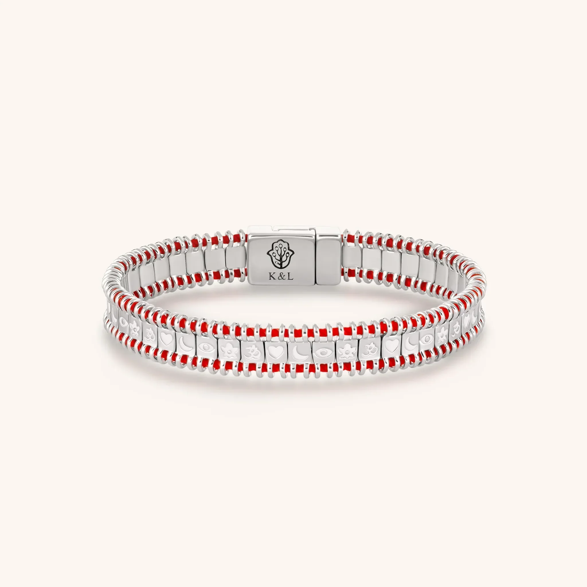 Powerful Positivity - Red String Tennis Bracelet