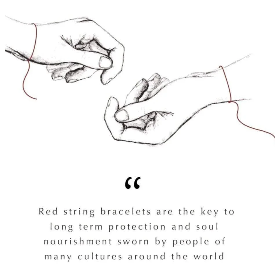 Powerful Positivity - Red String Tennis Bracelet - Image 5