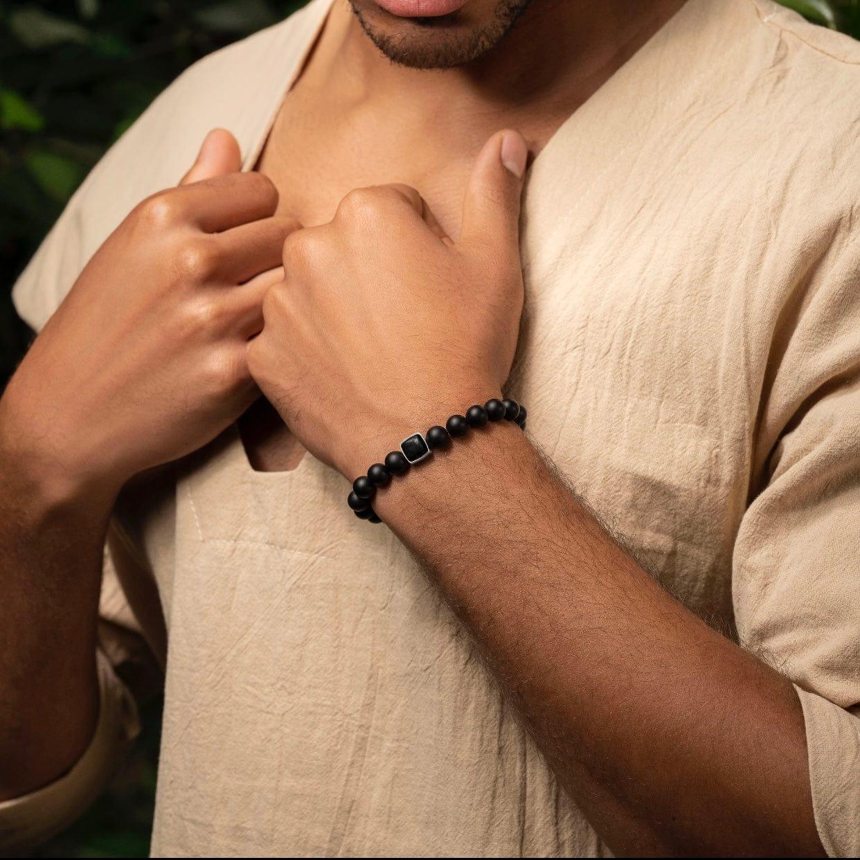 Powerful Vibrations - Matte Onyx Bracelet - Image 2