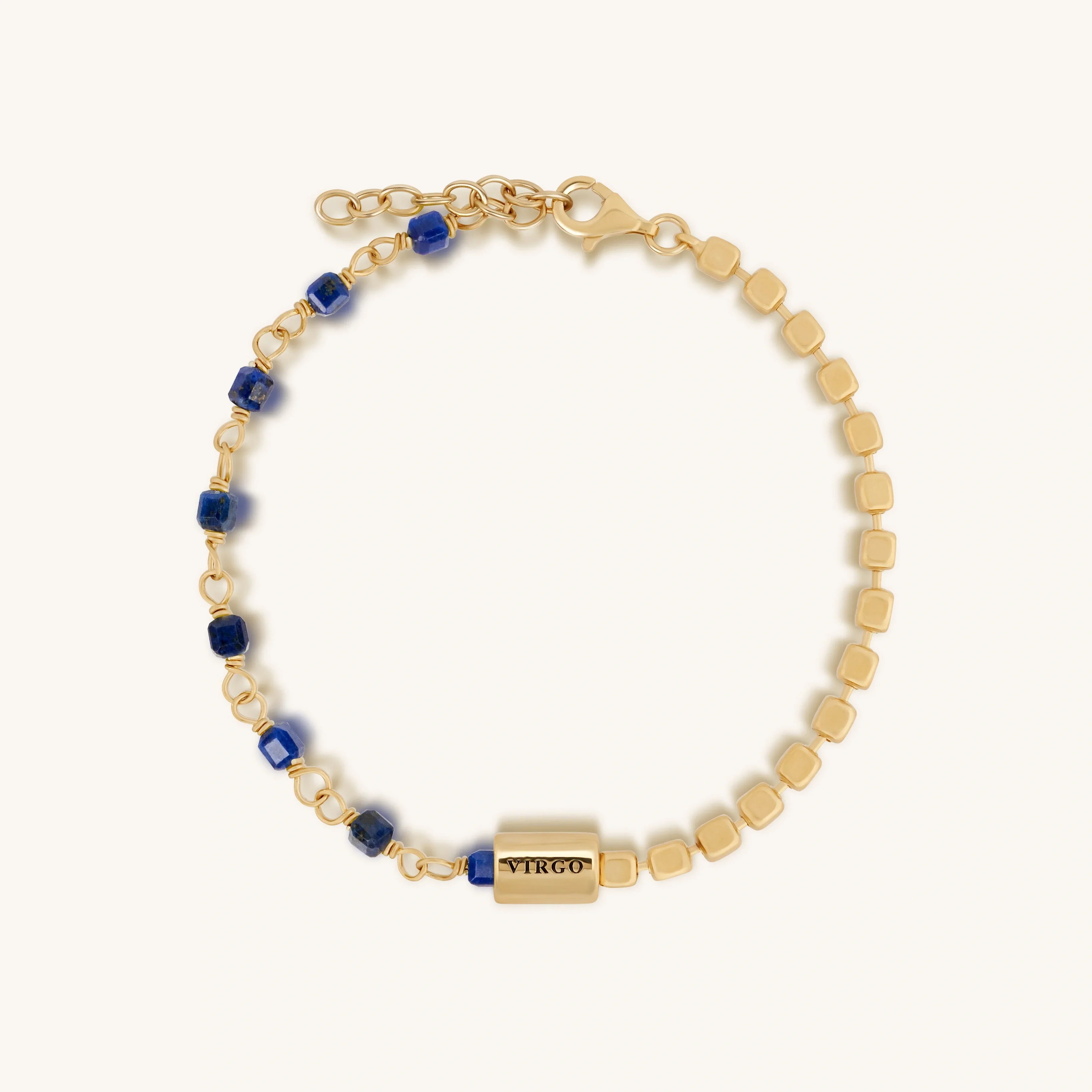 Pragmatic Elegance Lapis Lazuli Virgo Bracelet - Image 4
