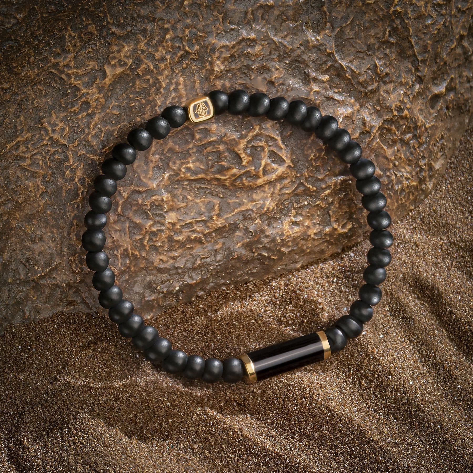 Prosperous Journey - Evil Eye Onyx Bracelet - Image 3