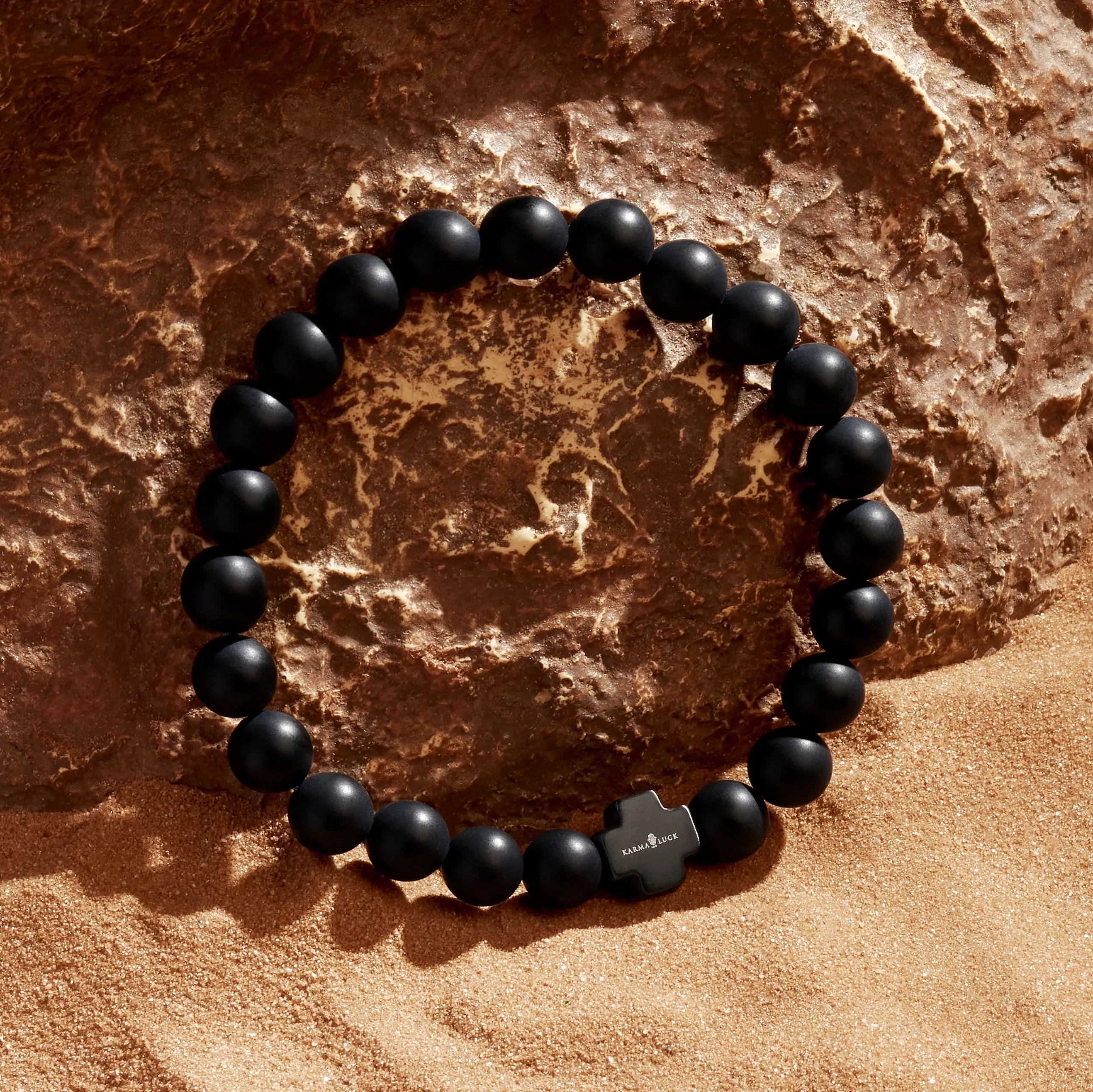 Protected Faith Black Onyx Cross Bracelet - Image 3
