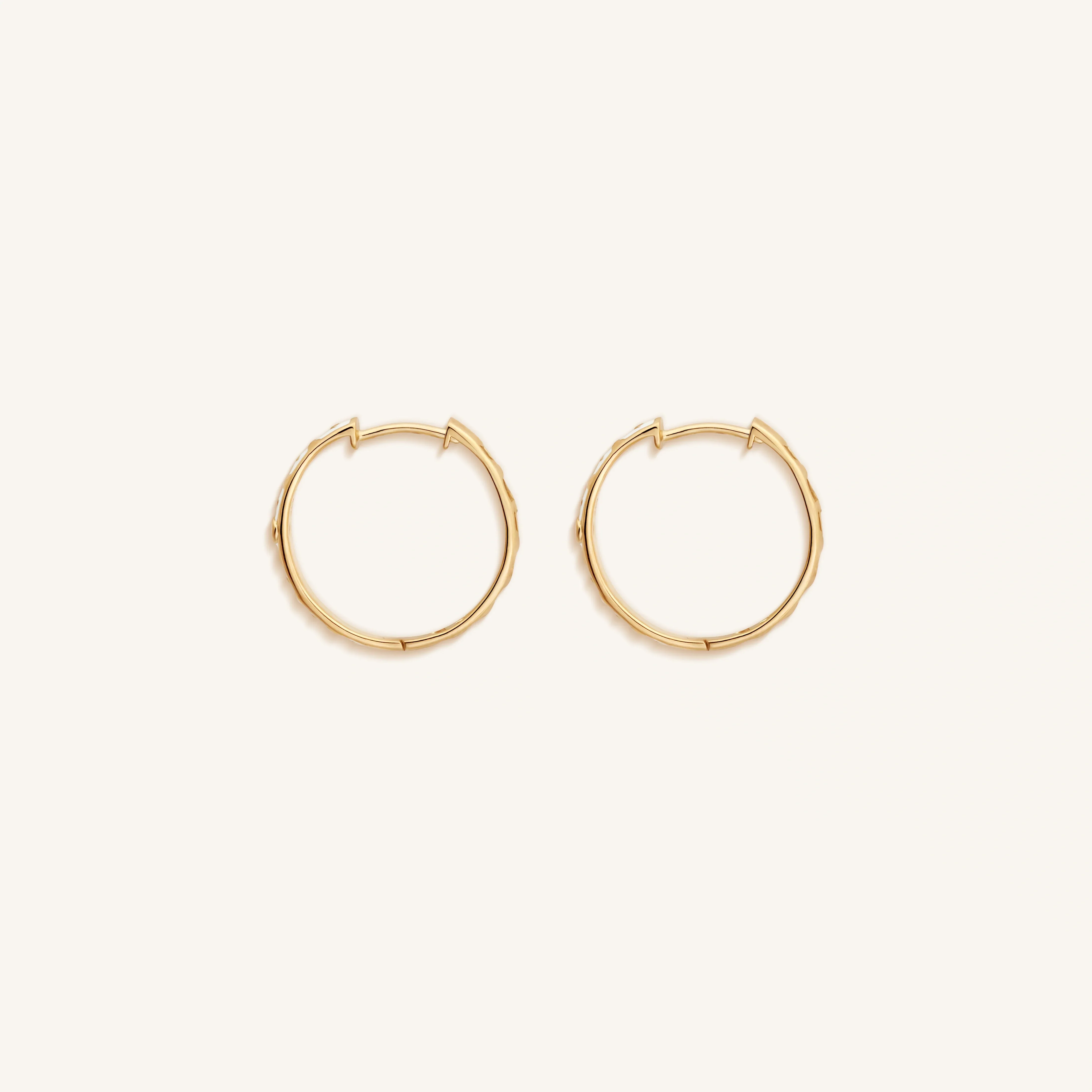 Pure Compassion Gold Heart Earrings - Image 3