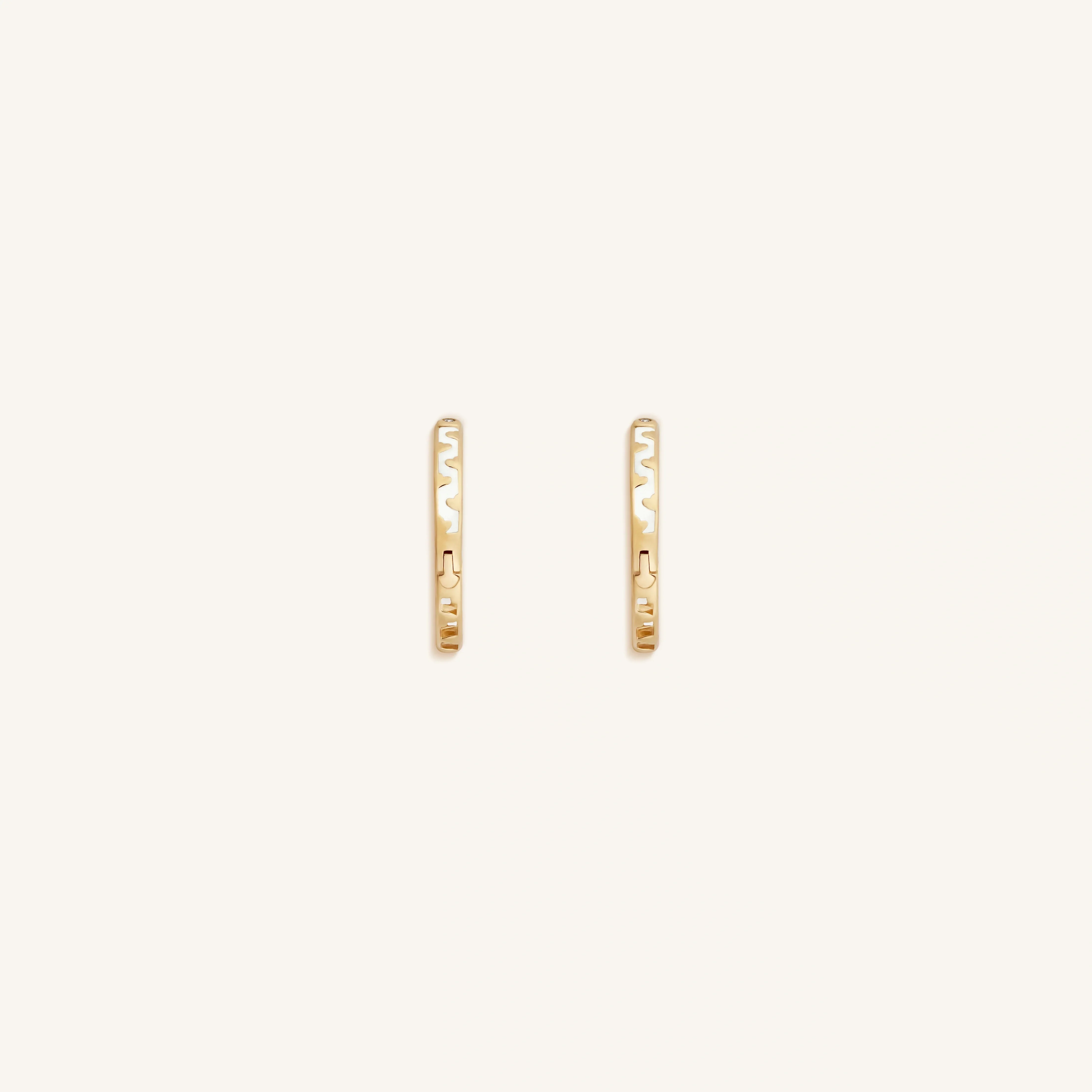 Pure Compassion Gold Heart Earrings - Image 5