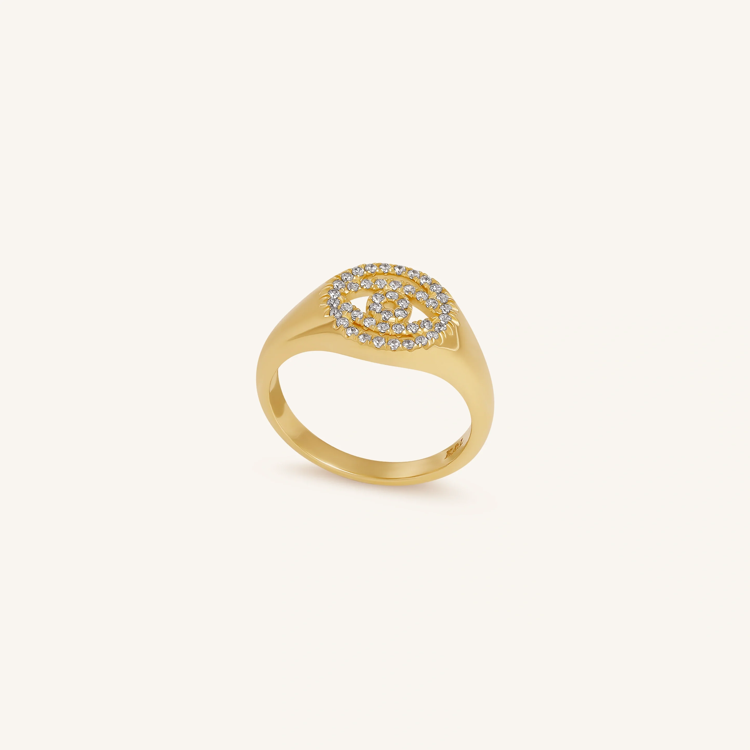 Pure Lustre Guardian Evil Eye Ring