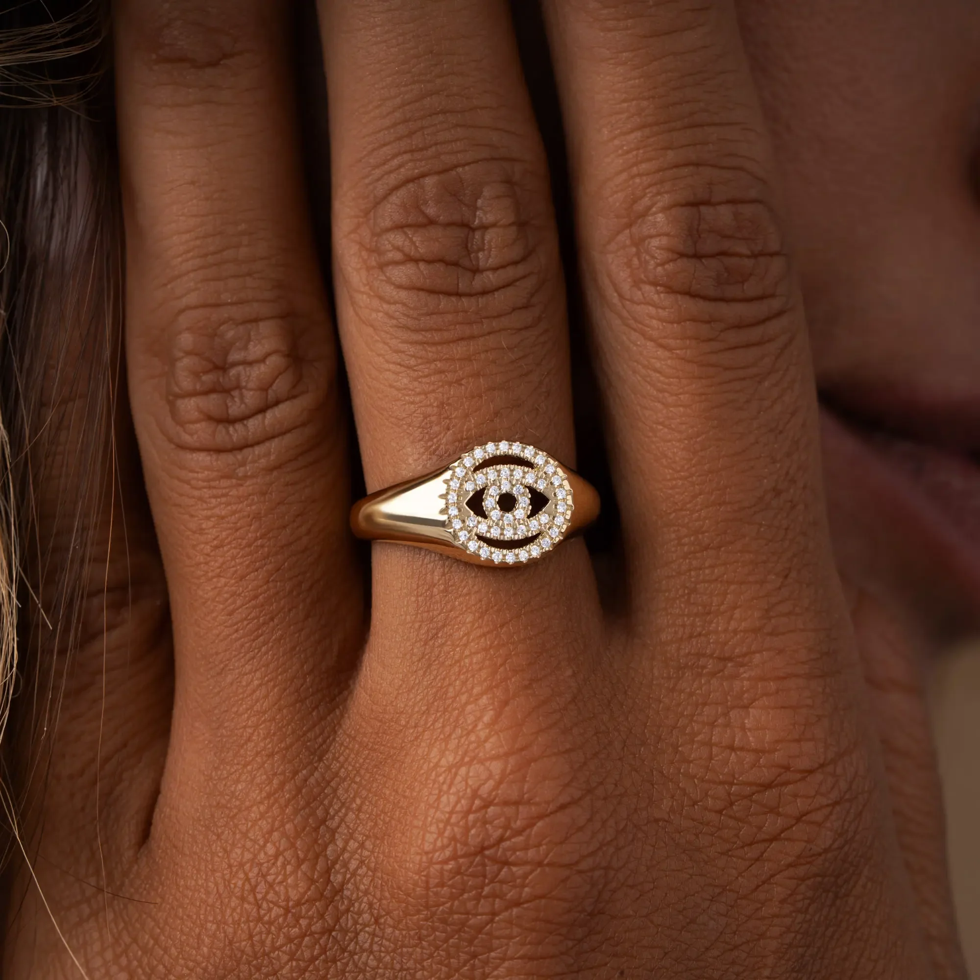 Pure Lustre Guardian Evil Eye Ring - Image 2