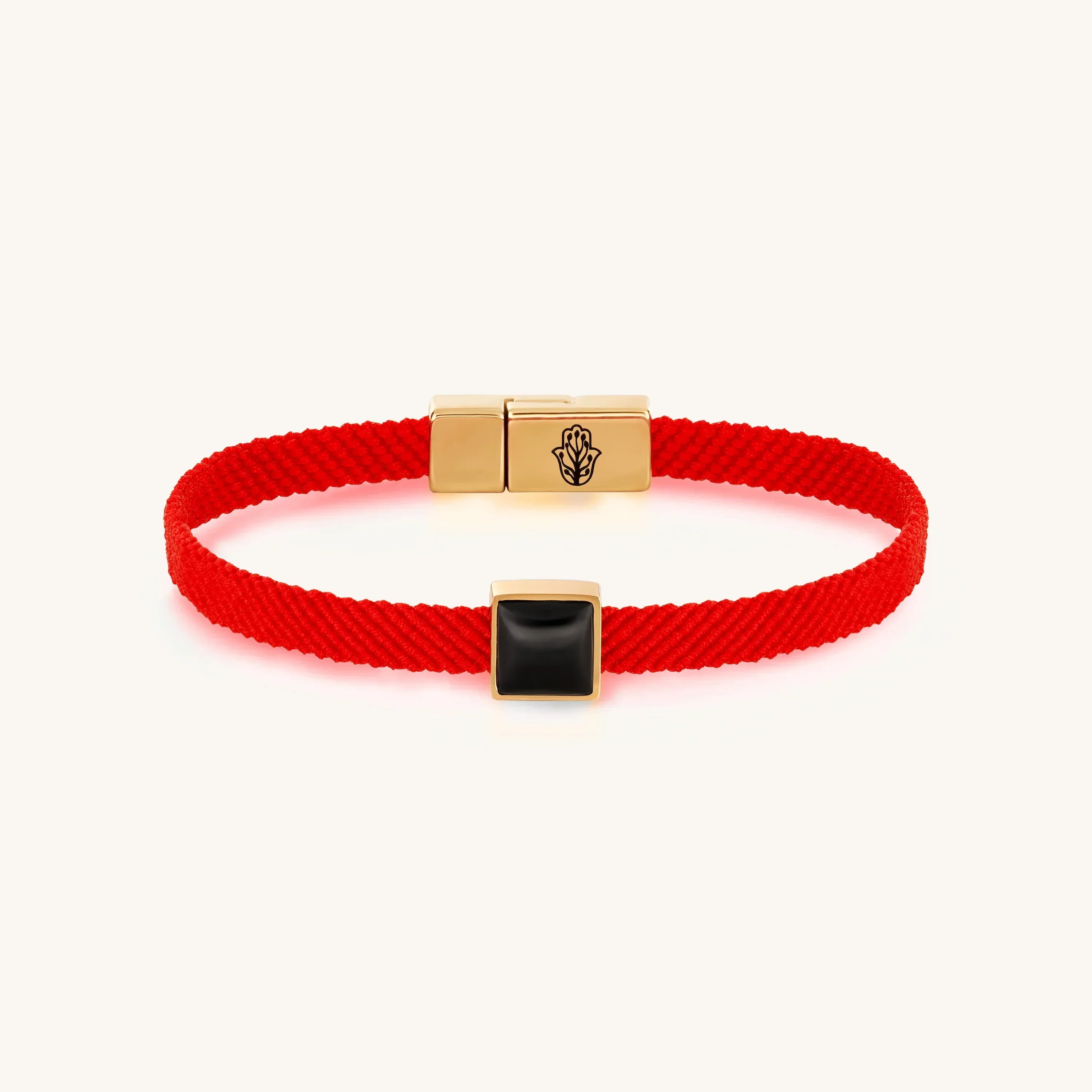 Resilient Renewal - Onyx Red String Bracelet - Image 2