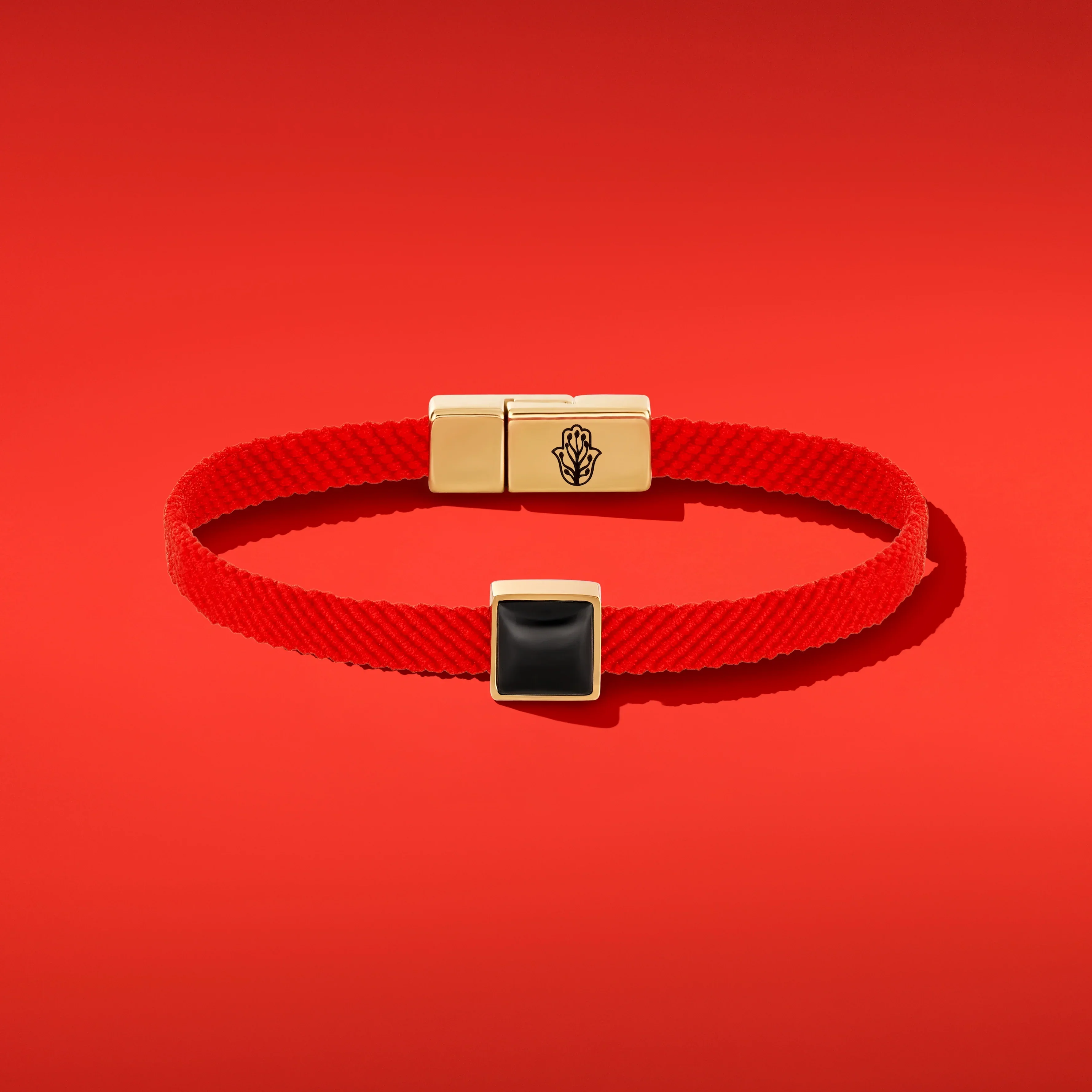 Resilient Renewal - Onyx Red String Bracelet - Image 5