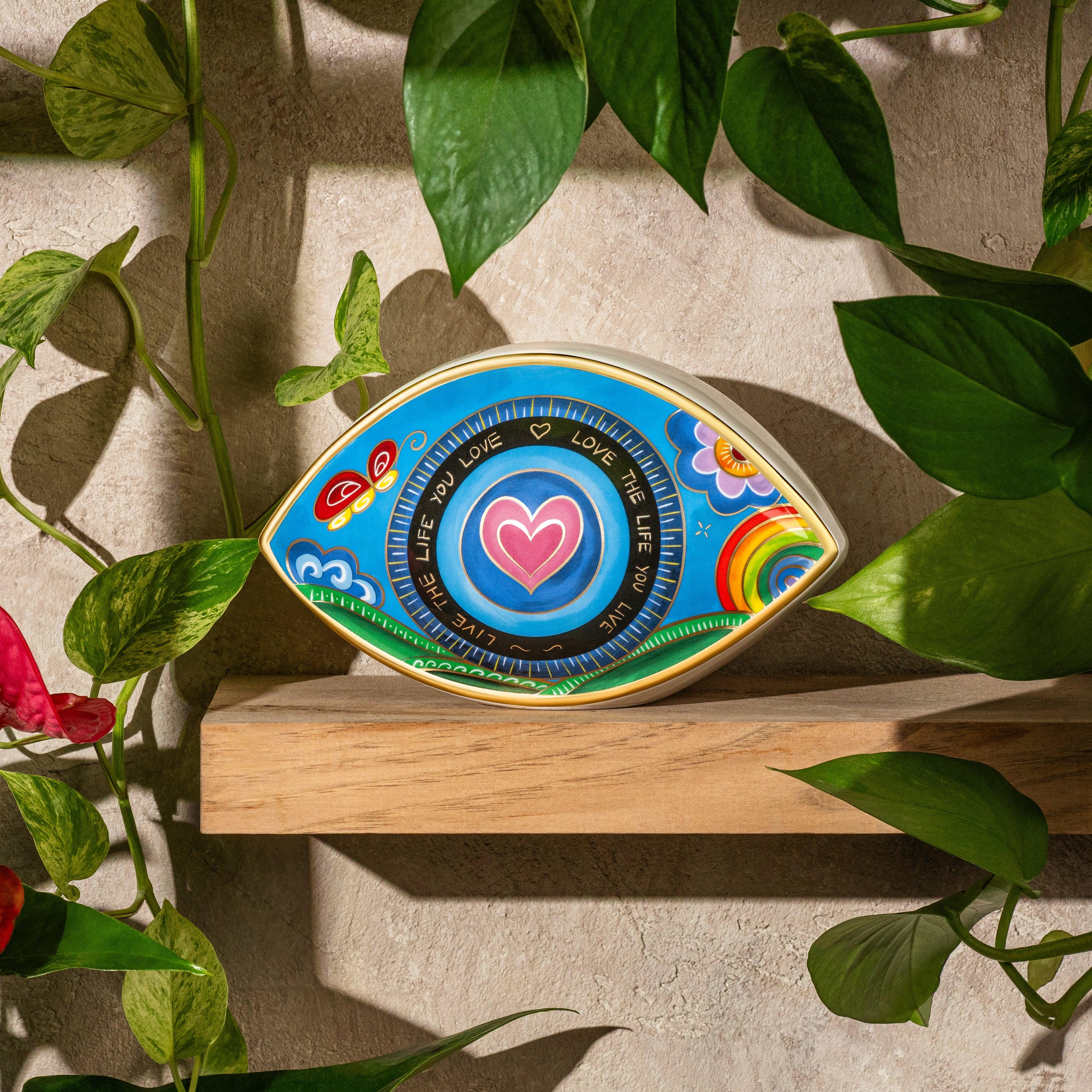 Radiant Bliss Ceramic Evil Eye Statue - Image 2