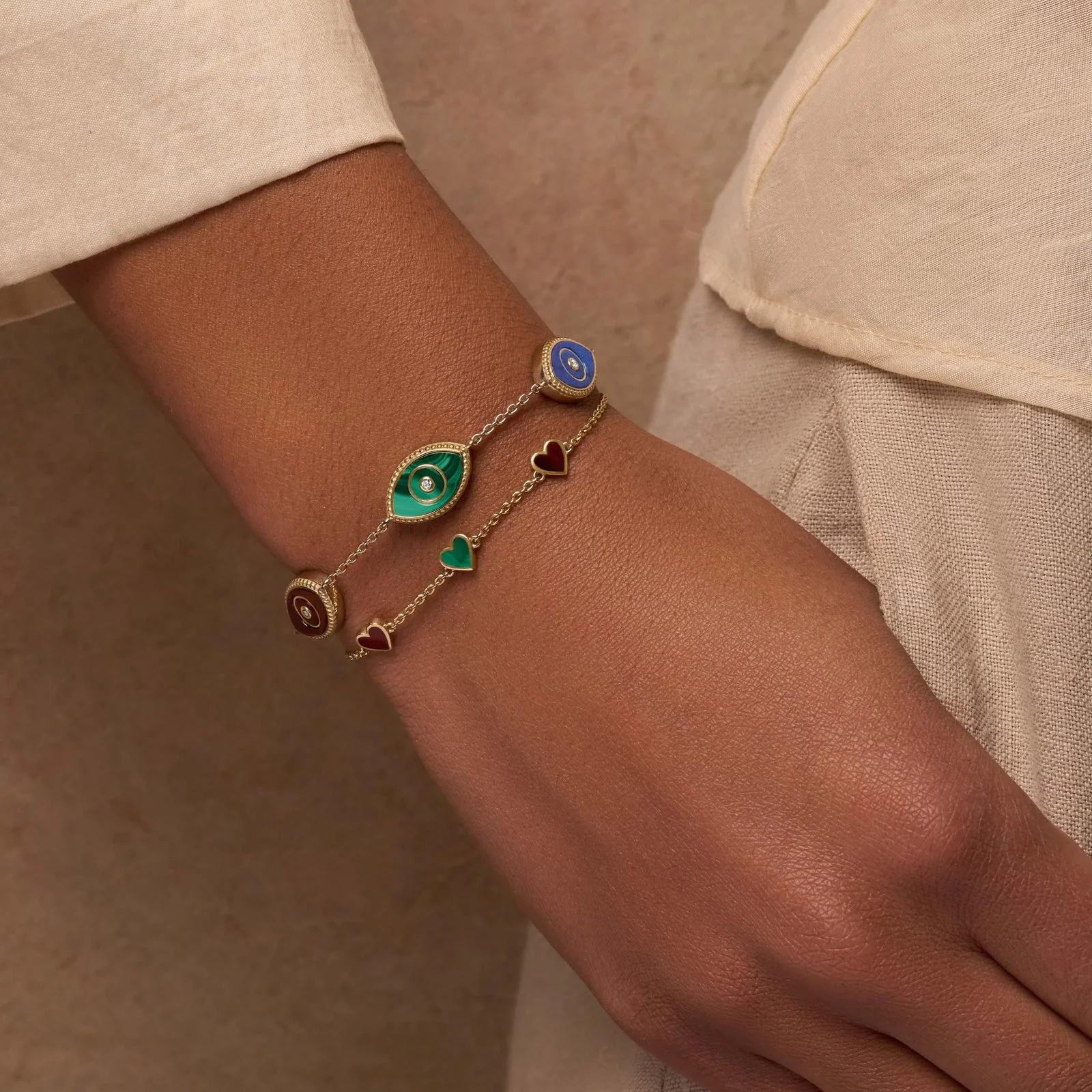 Radiant Bonds Multi-Stone Bracelet Set - Image 2