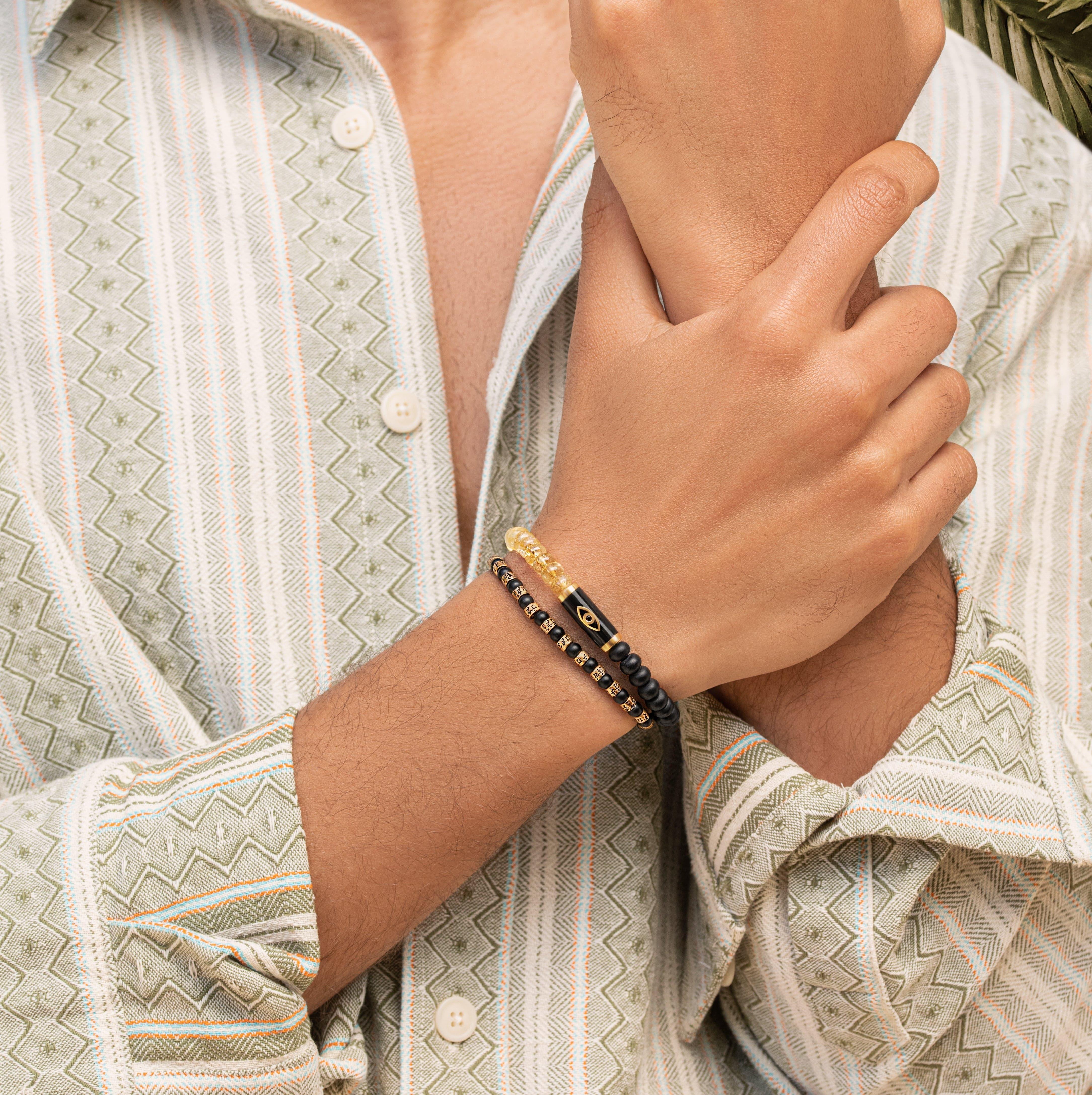 Radiant Joy - Citrine Onyx Bracelet - Image 2
