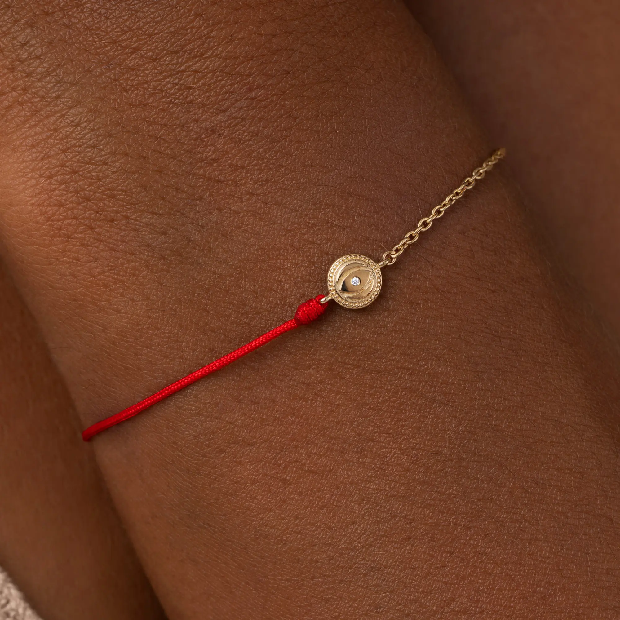 Radiant Safeguard Red String Evil Eye Bracelet - Image 2