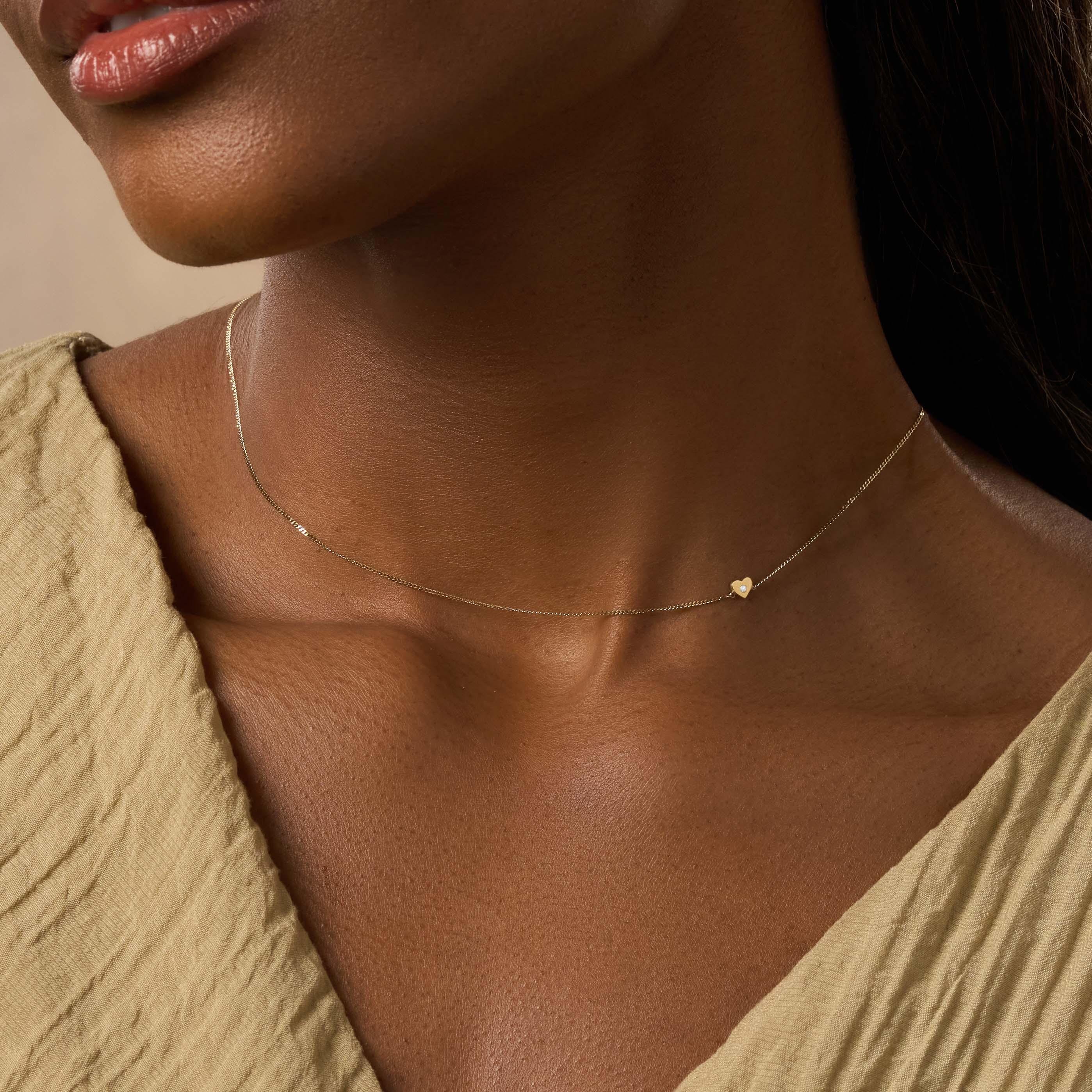 Radiant Soul 14K Gold Heart Necklace - Image 2