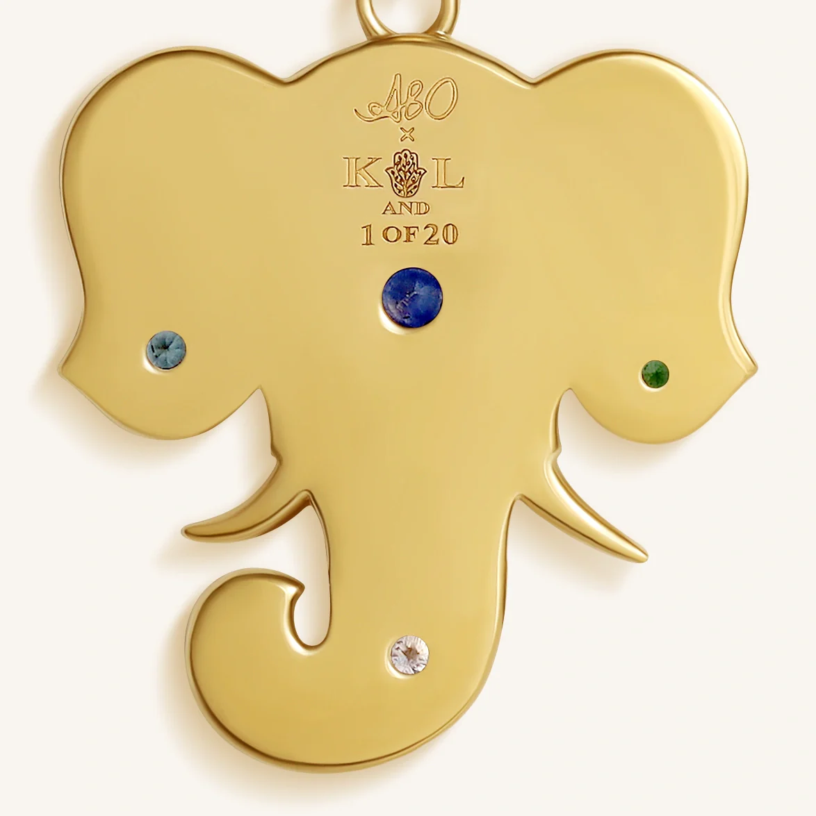 Regal Harmony Elephant Multi-Gemstone Necklace - Image 3