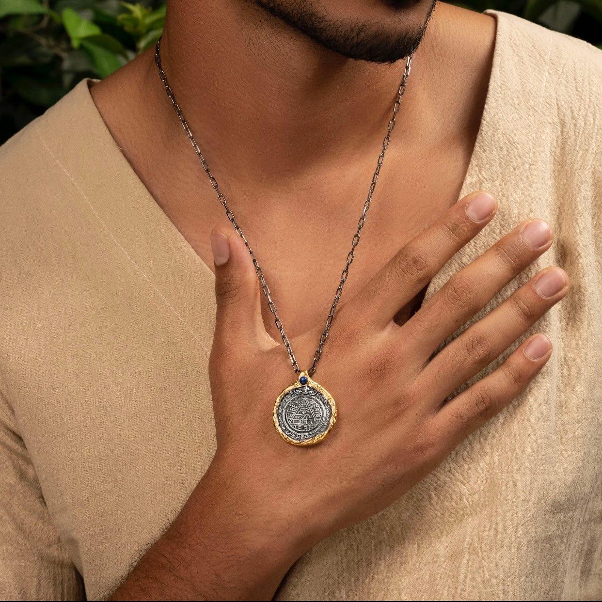 Reside in Wisdom - Lapis Lazuli Eye of Horus Necklace - Image 2