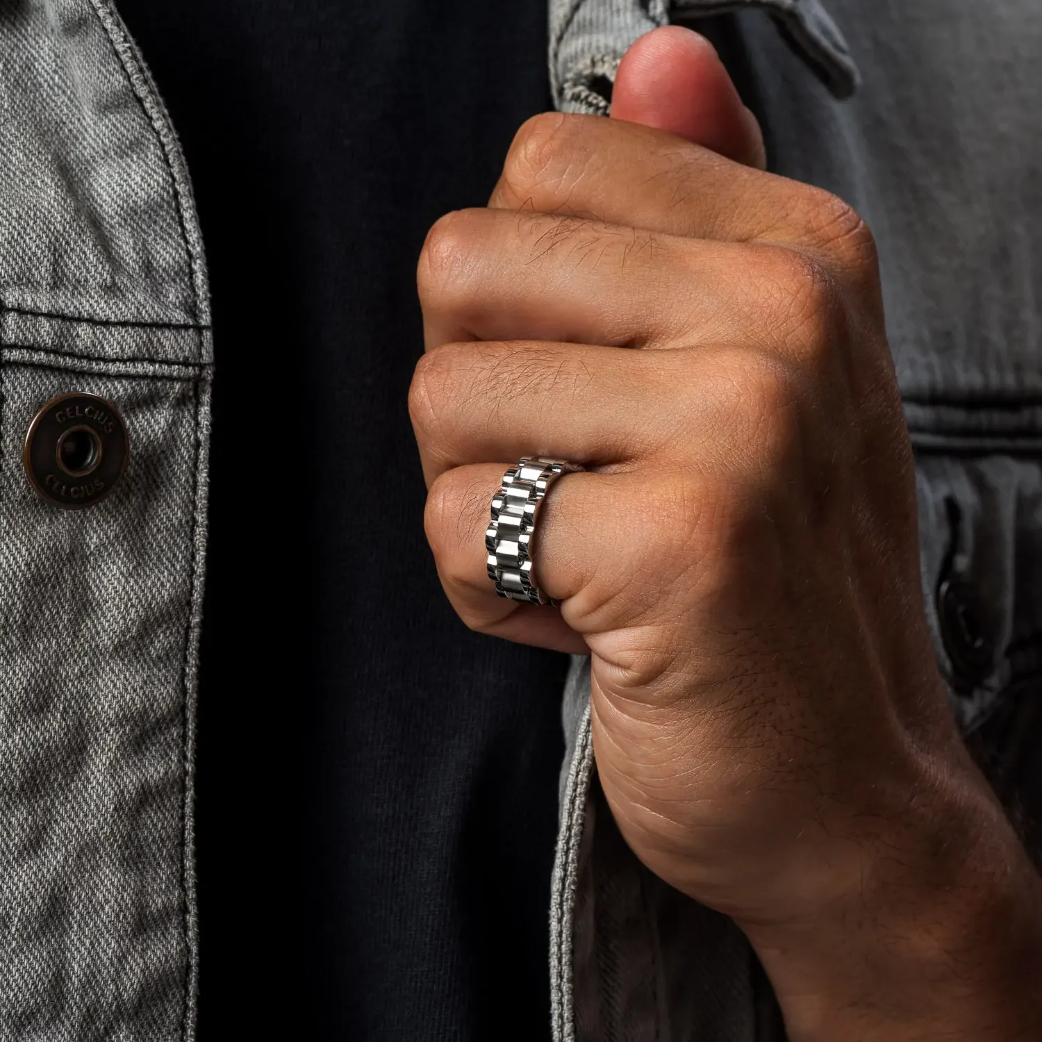 Resilient Focus Stainless Steel Ring - Image 2