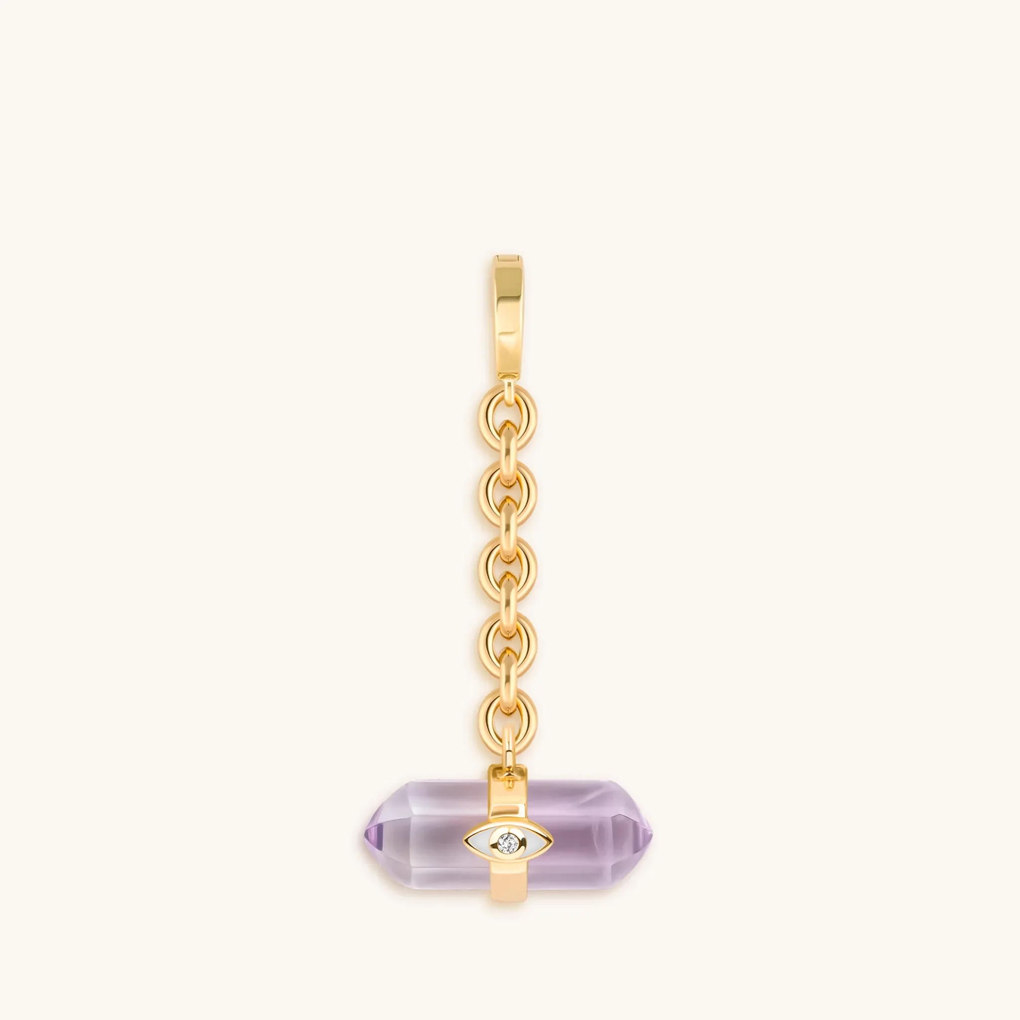 Revitalizing Dream - Amethyst Double Pointer Charm