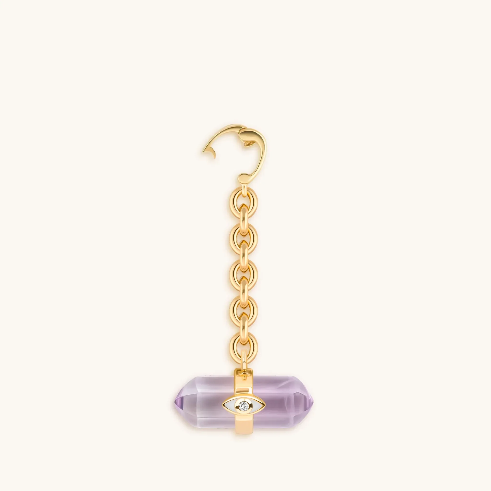 Revitalizing Dream - Amethyst Double Pointer Charm - Image 3