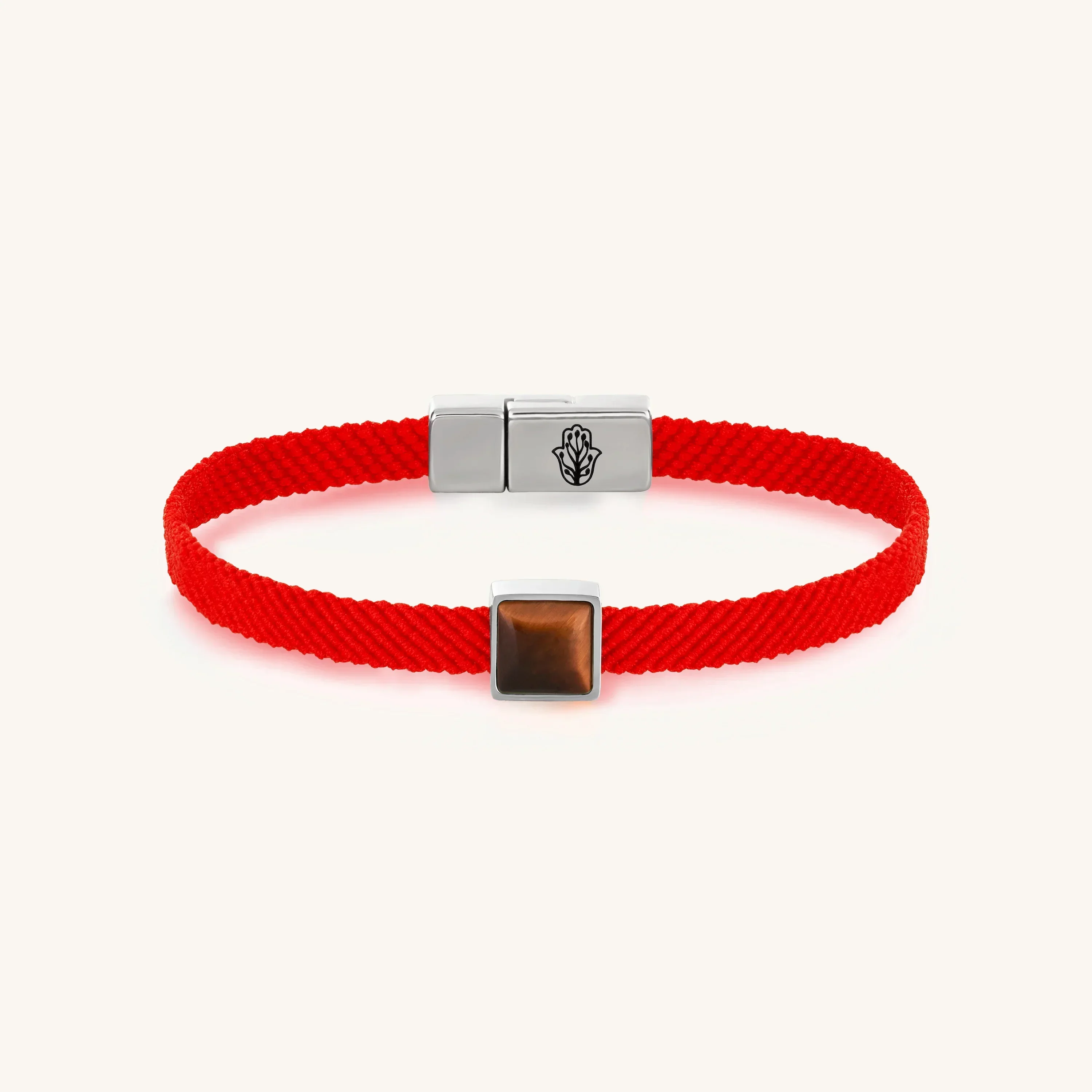Clear Mind - Tiger's Eye Red String Bracelet - Image 2
