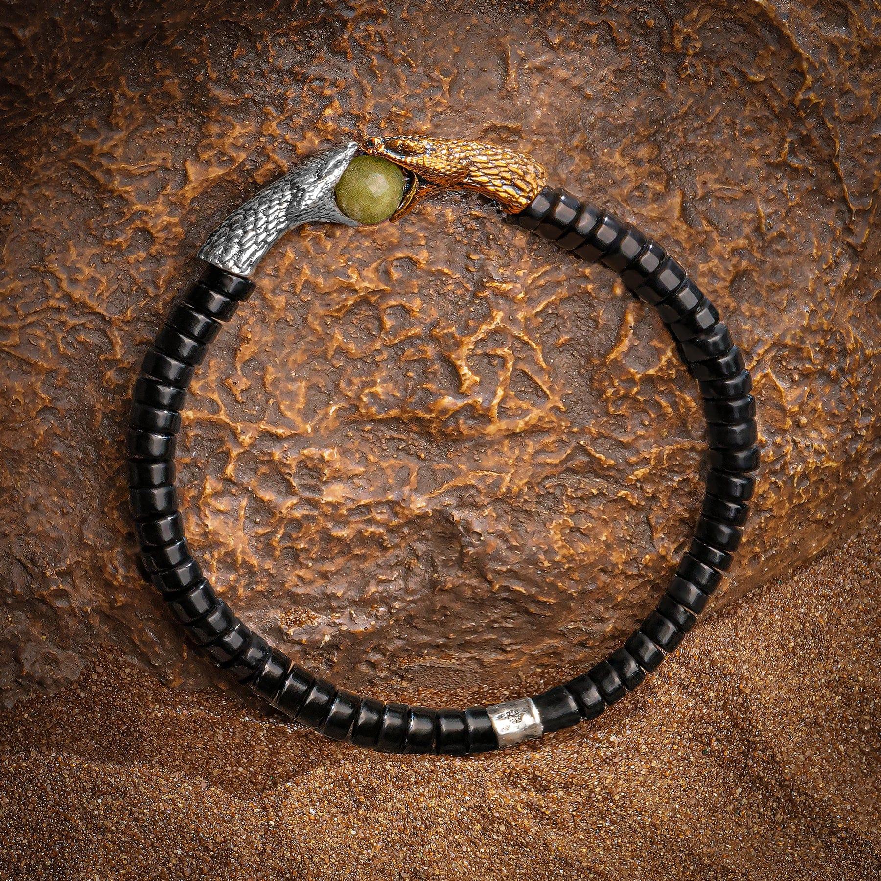 Rise and Shine - Heishi Snake Head Bracelet