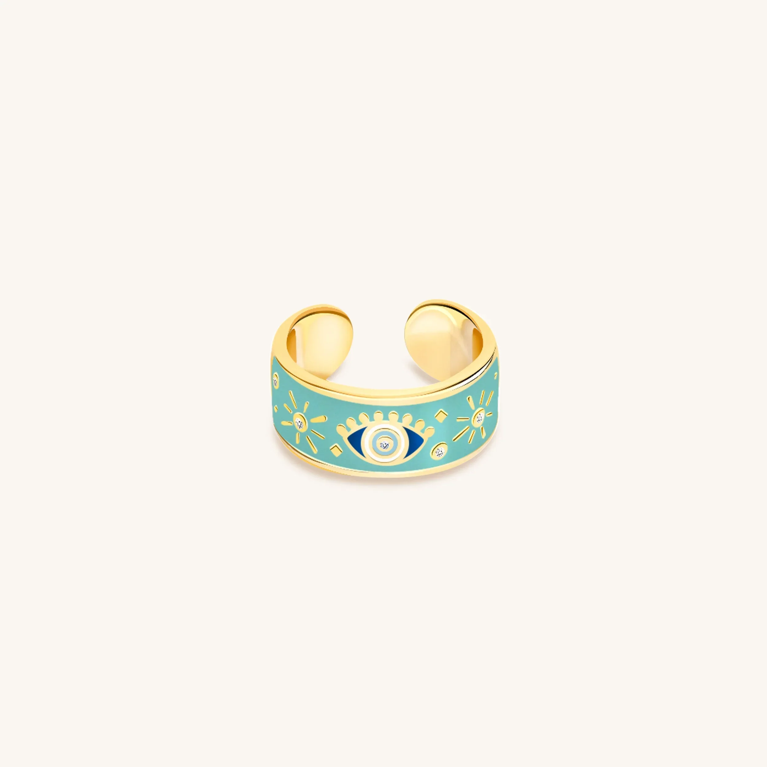 Royal Protection - Diamond & Sapphire Ring - Image 4
