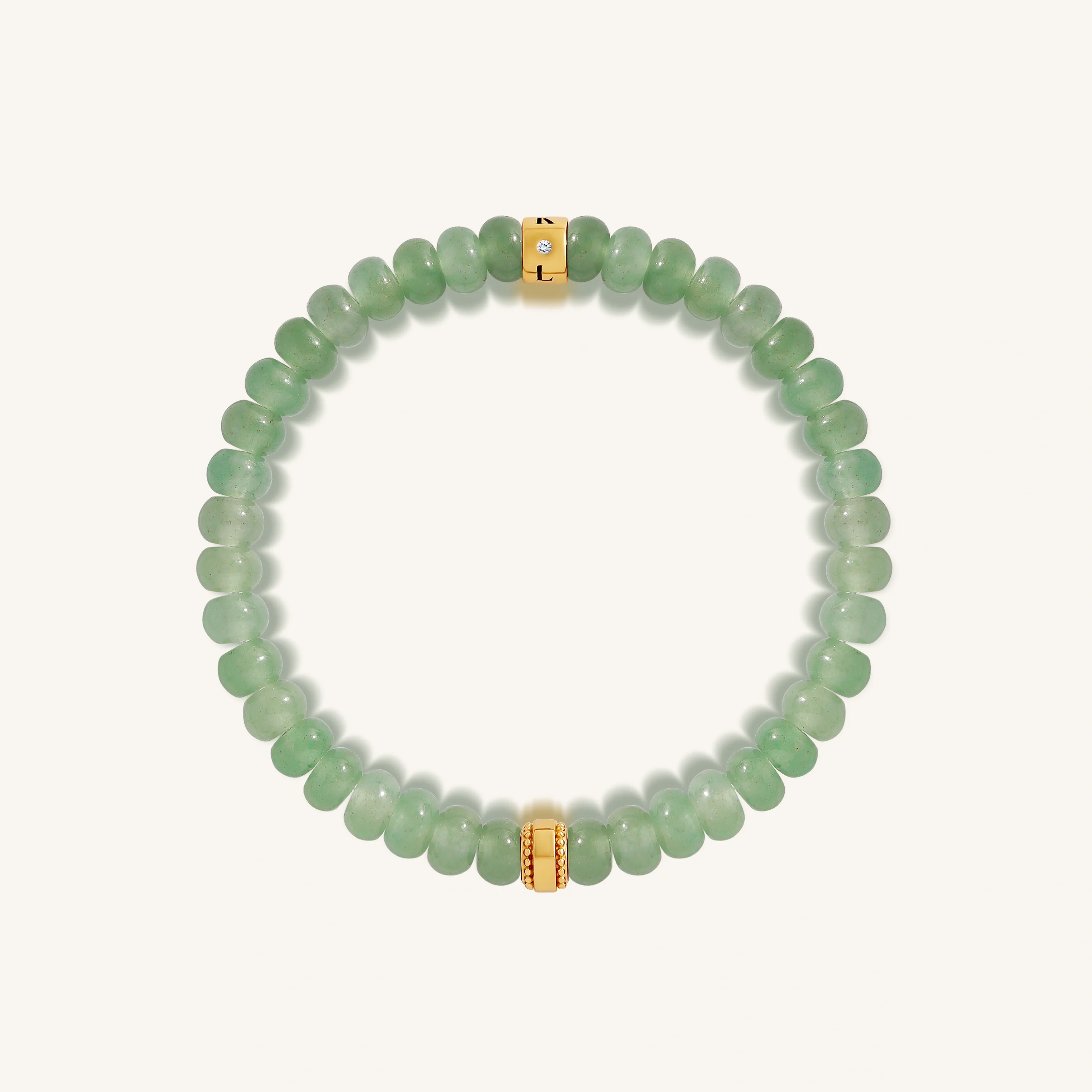 Sacred Balance Jade Stretch Bracelet - Image 4