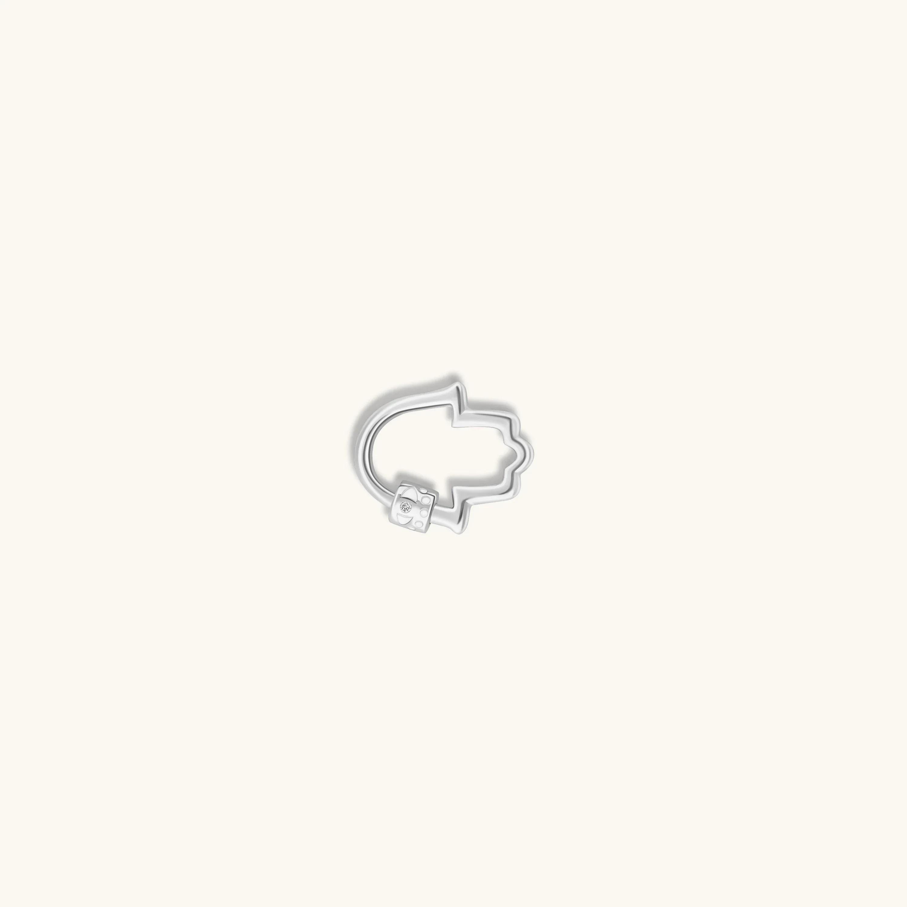 Sacred Security - Silver Hamsa Lock - Image 3