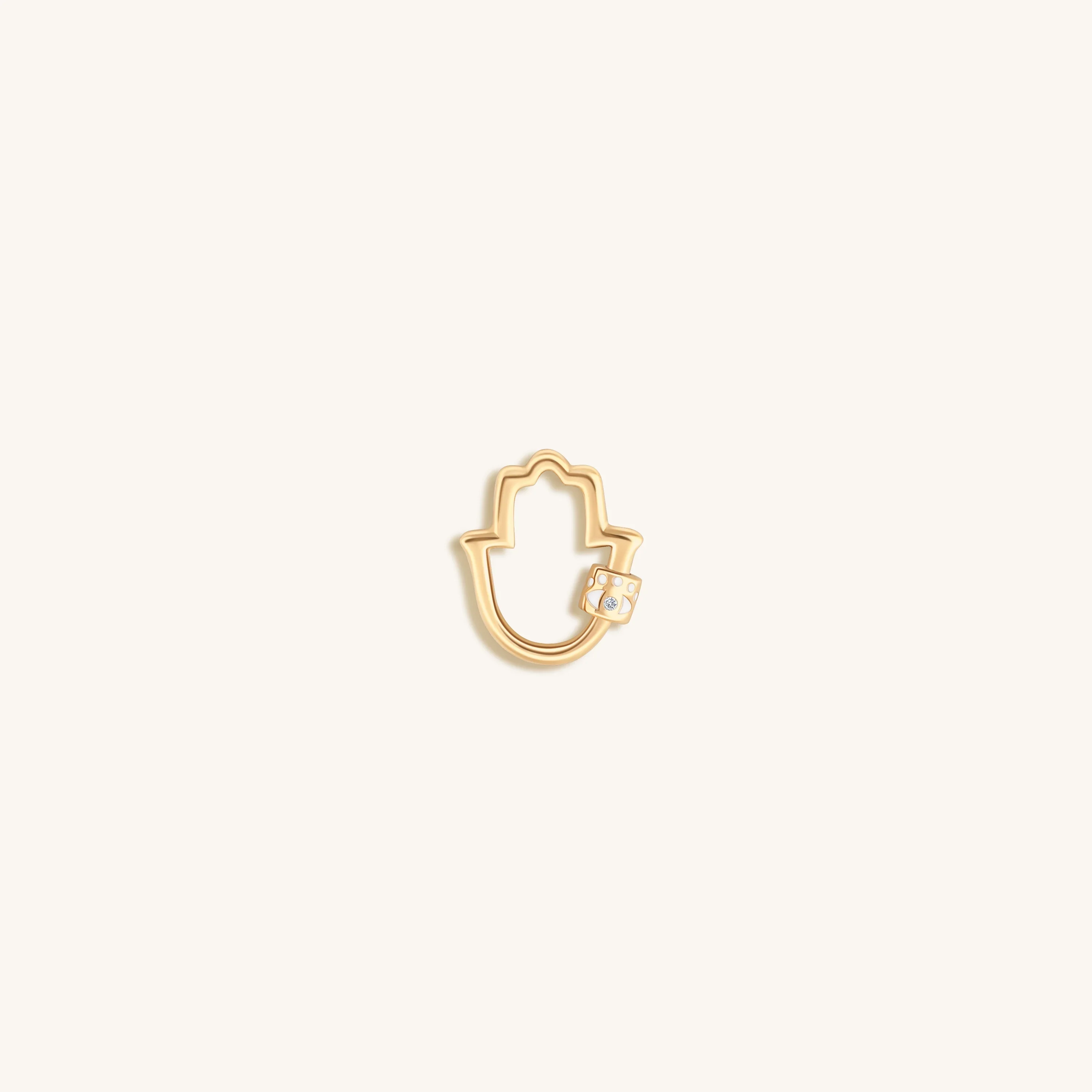 Sacred Security - Gold Hamsa Lock