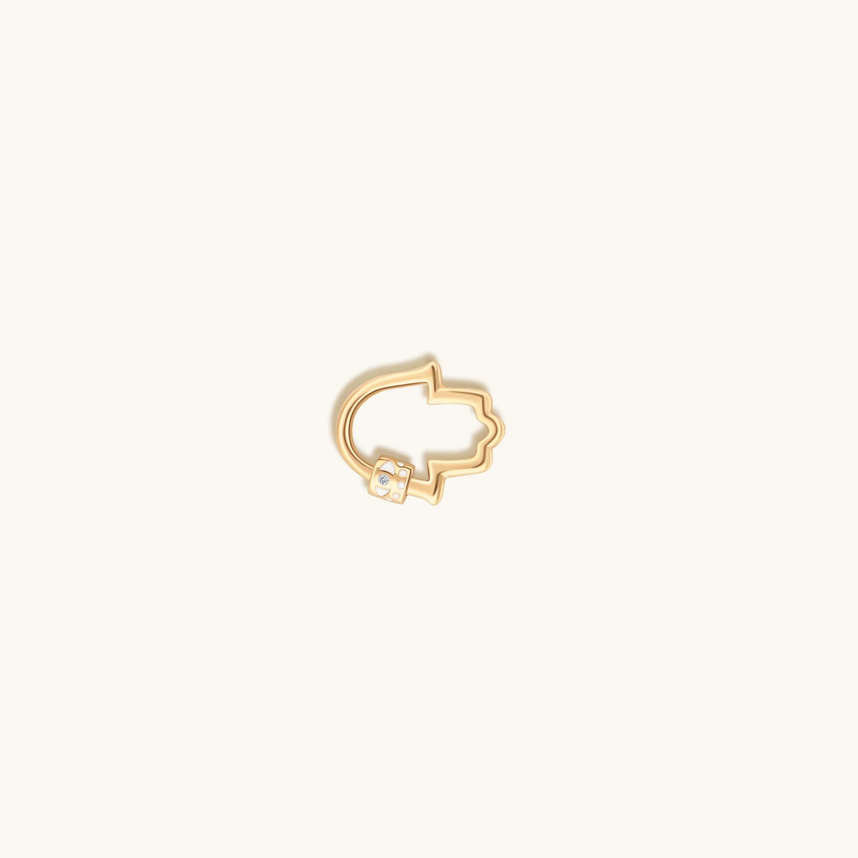Sacred Security - Gold Hamsa Lock - Image 2