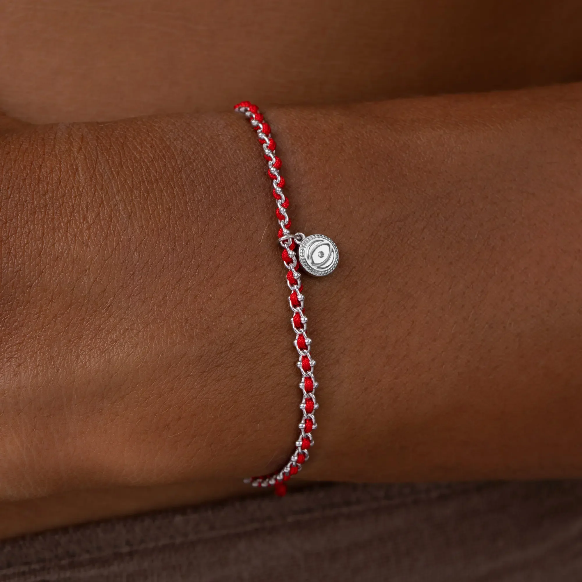 Sacred Vision Red String Evil Eye Bracelet