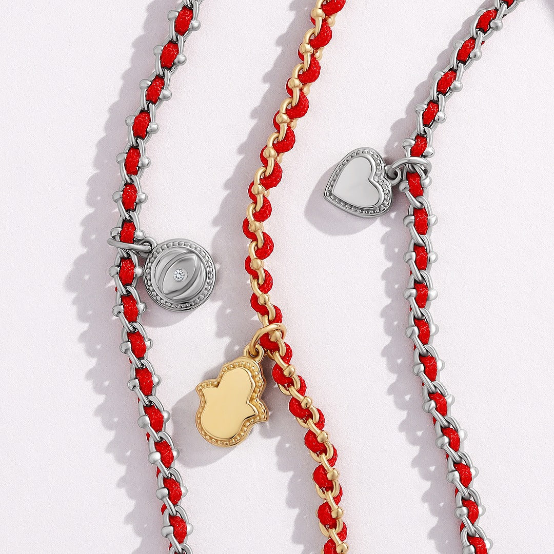 Boundless Affection Red String Heart Bracelet - Image 3