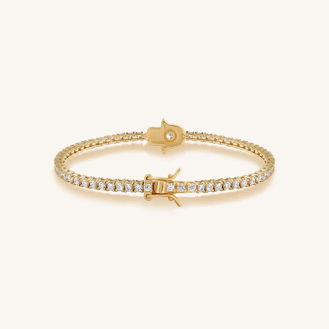 Sanctuary Light Hamsa Tennis Bracelet - Image 4